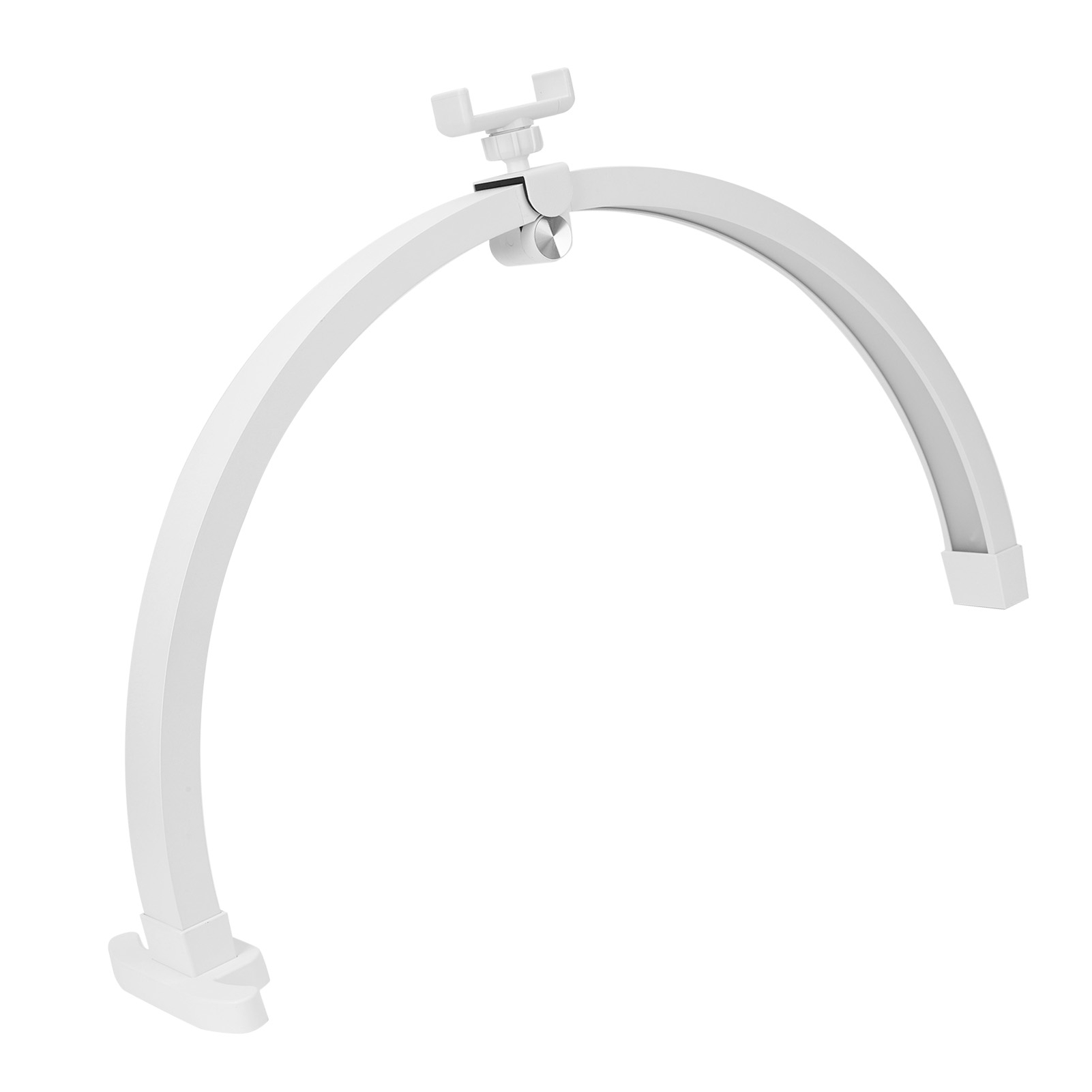22 Inch Half Moon Nail Desk Lamp 20W Touch Control Foldable Manicure Tattoo Desk Beauty Light 3200‑5600K CRI >90 With Phone Clip 100‑240V 4