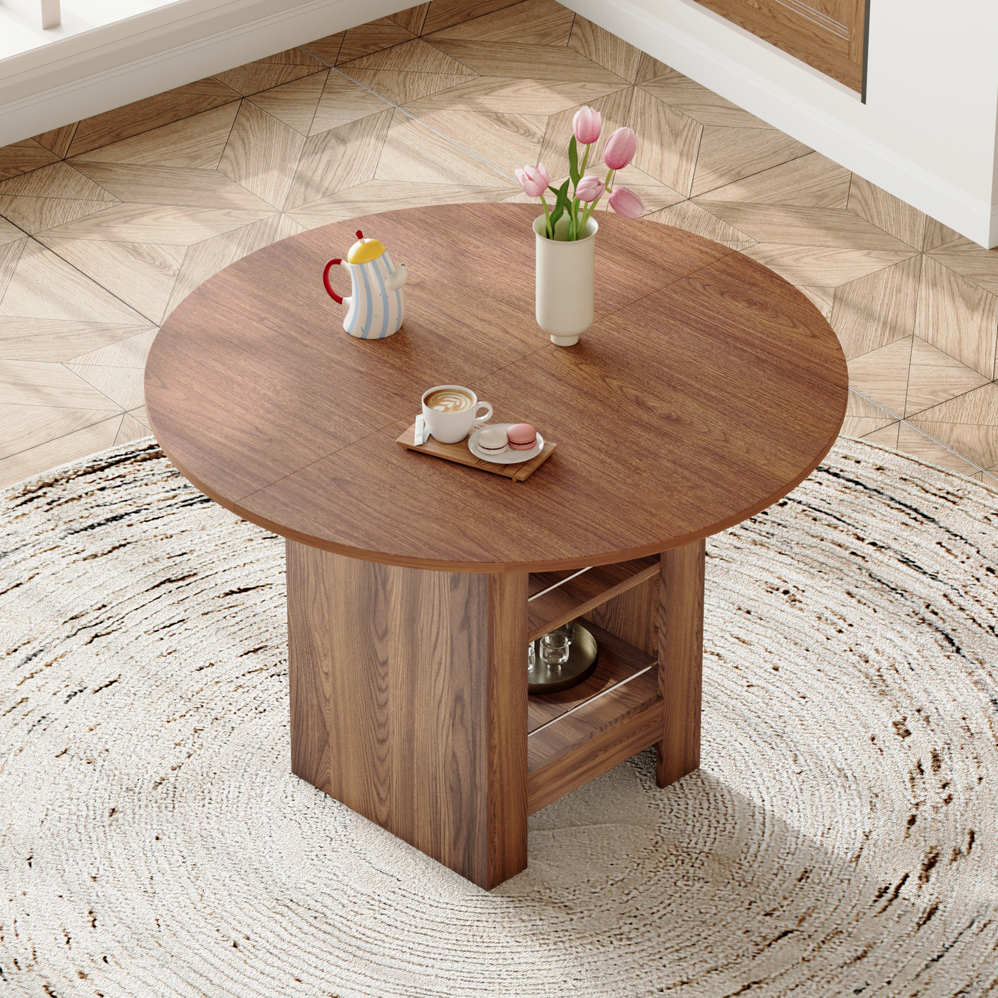 Round MDF Dining Table, picture 2 of 4