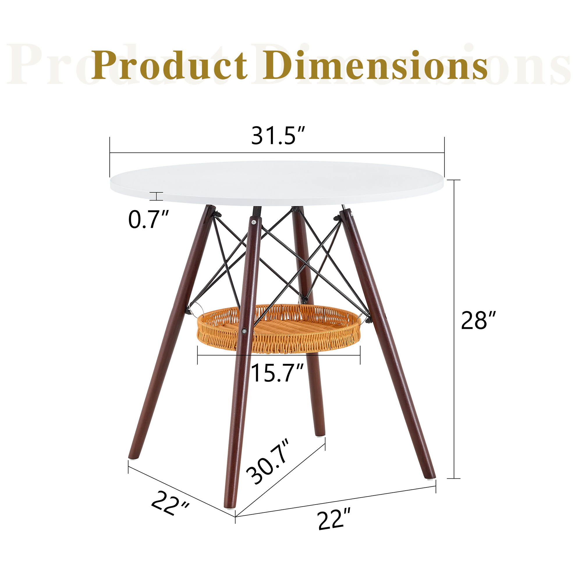Round Dining Table, picture 4 of 4