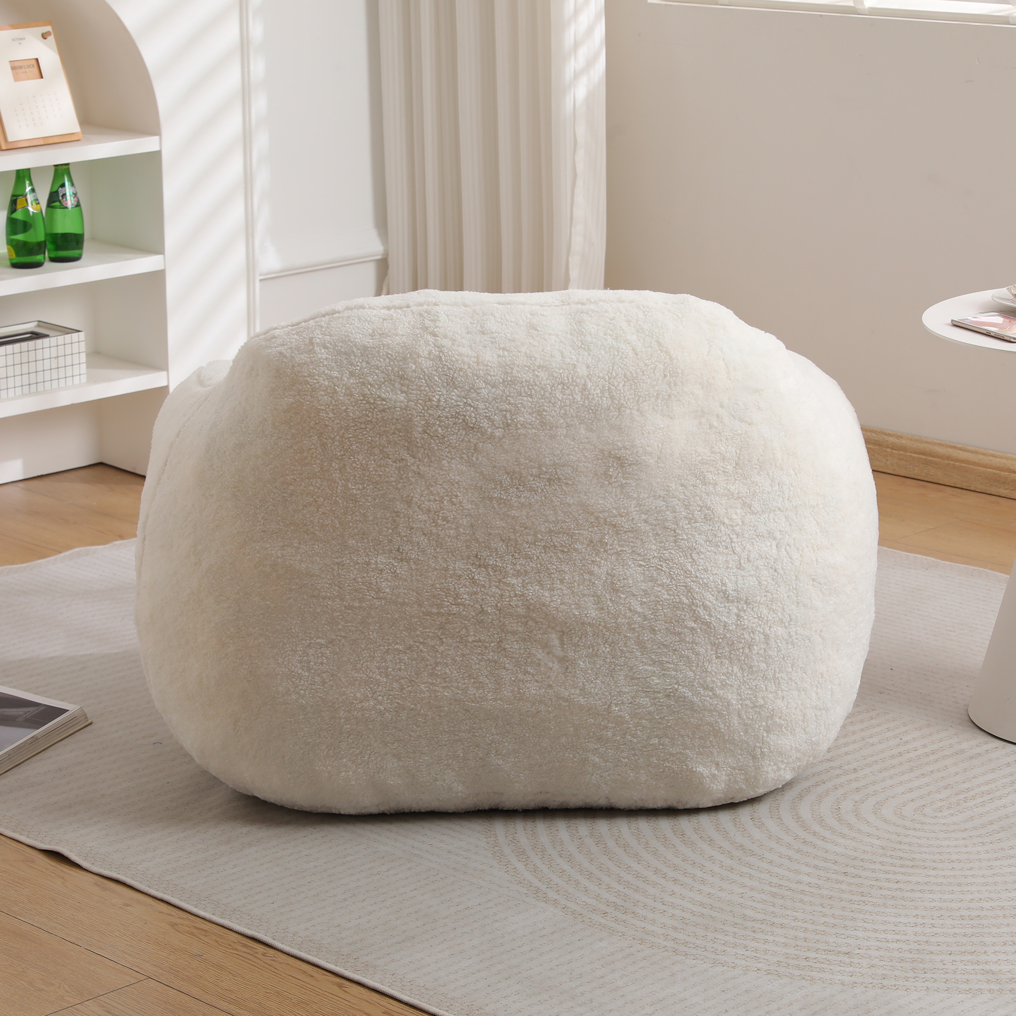 Bean Bag Chair ,Bean Bag Sofa For Adults Comfy Beanbag Giant Bean Bag Chair With Spacious Design Bean Bag Couch With Armrest Large Bean Bag Chair With Memory Foam Filler For Living Room Bedroom