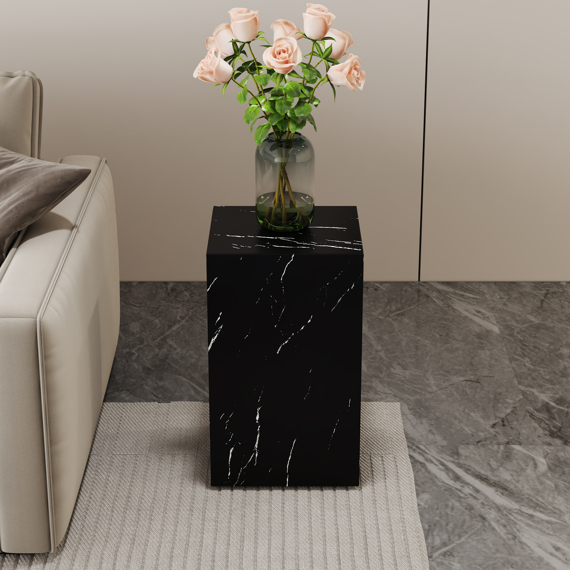 Marble Texture MDF Coffee Table, picture 3 of 4