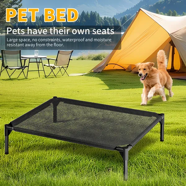 L-type Mesh Pet Bed With Ventilation And Heat Dissipation, Stable And Durable Structure, Suitable For Small And Medium-sized Cats And Dogs, Convenient For Both Home And Outdoor Use 5