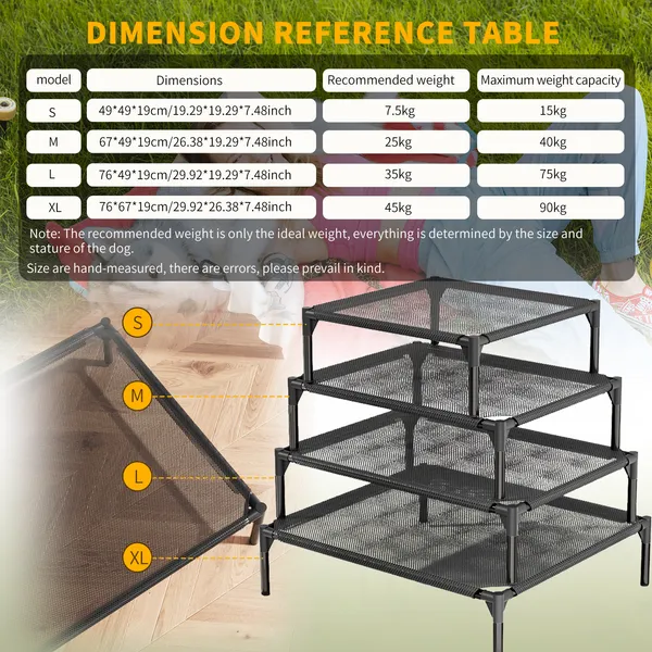 L-type Mesh Pet Bed With Ventilation And Heat Dissipation, Stable And Durable Structure, Suitable For Small And Medium-sized Cats And Dogs, Convenient For Both Home And Outdoor Use 4