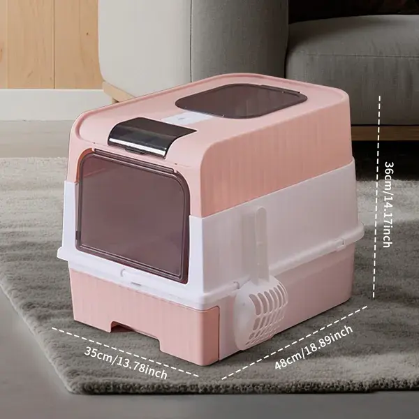 PinkMagic Cube Intelligent Cat Litter Box