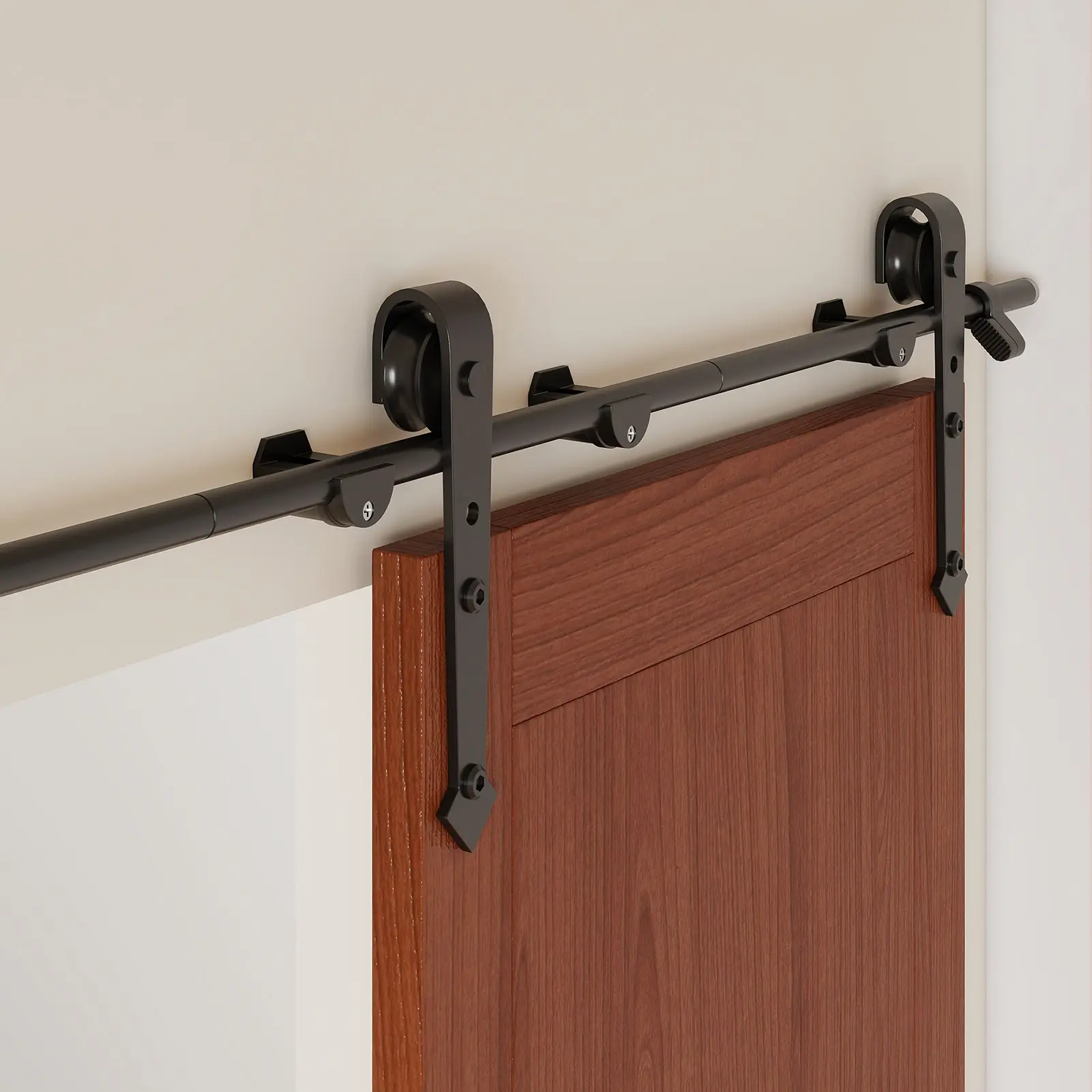 6FT Barn Door Hardware Kit Heavy Duty