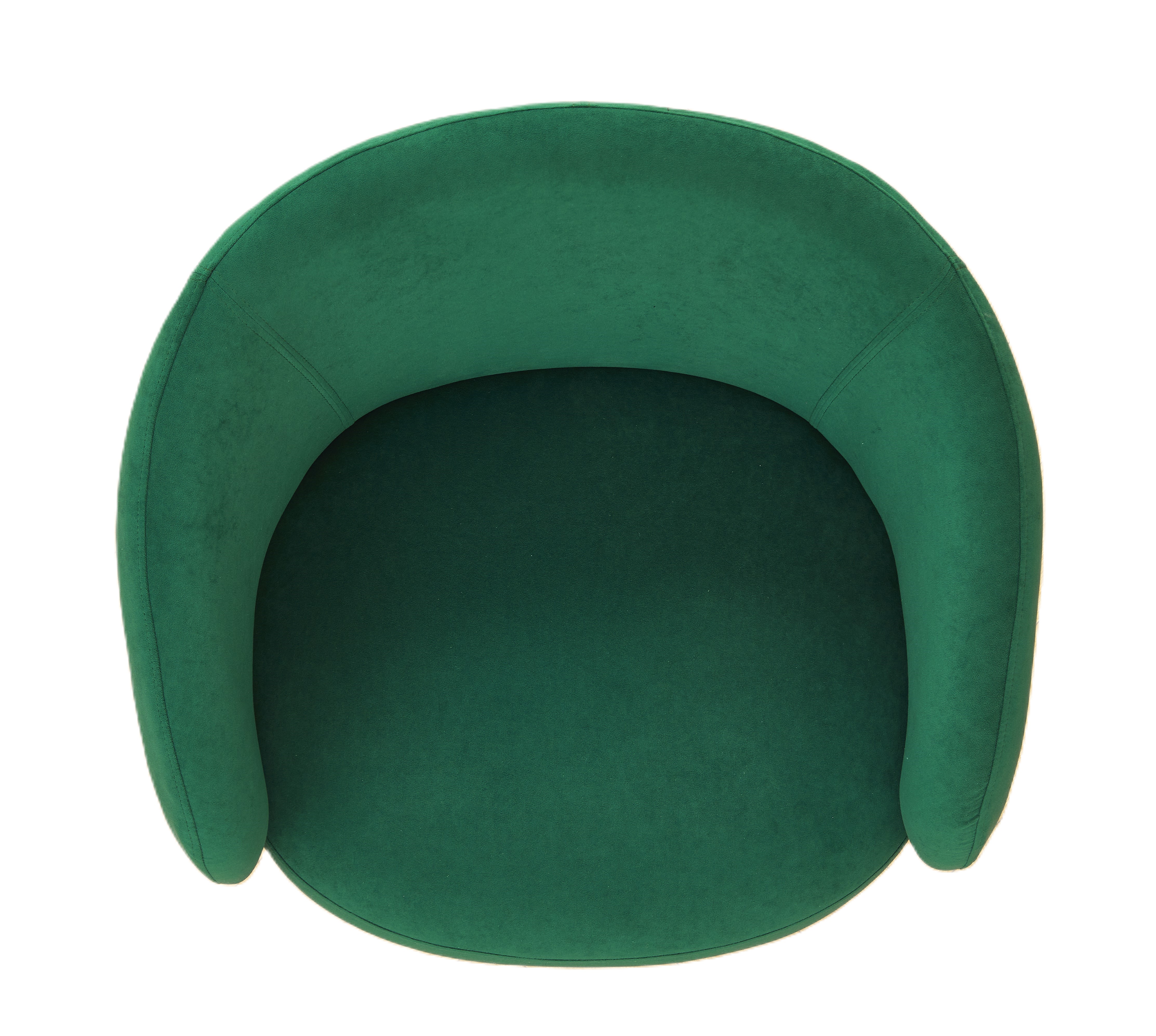 Velvet Barrel Accent Chair, picture 1 of 4