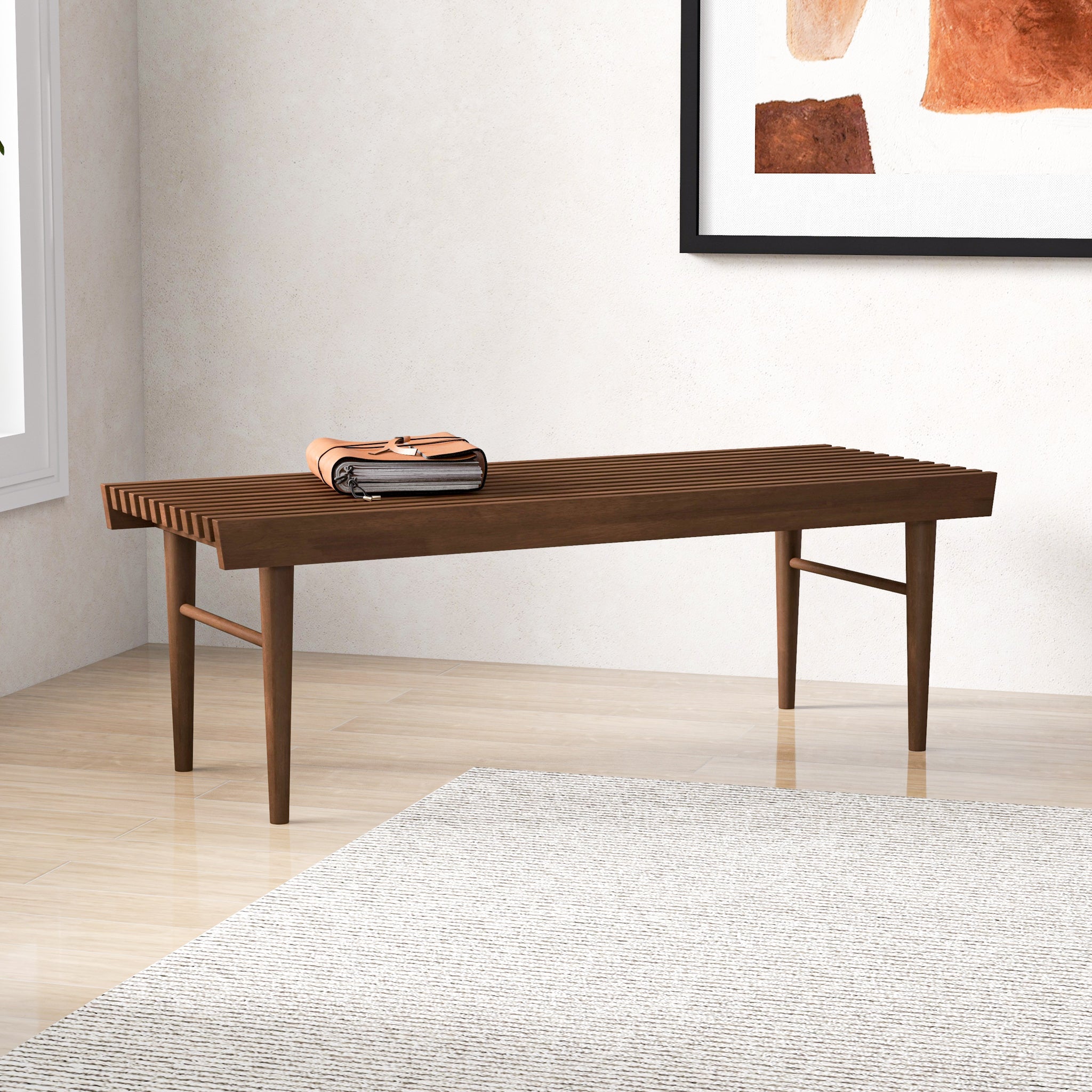Solid Wood Bench, picture 2 of 4