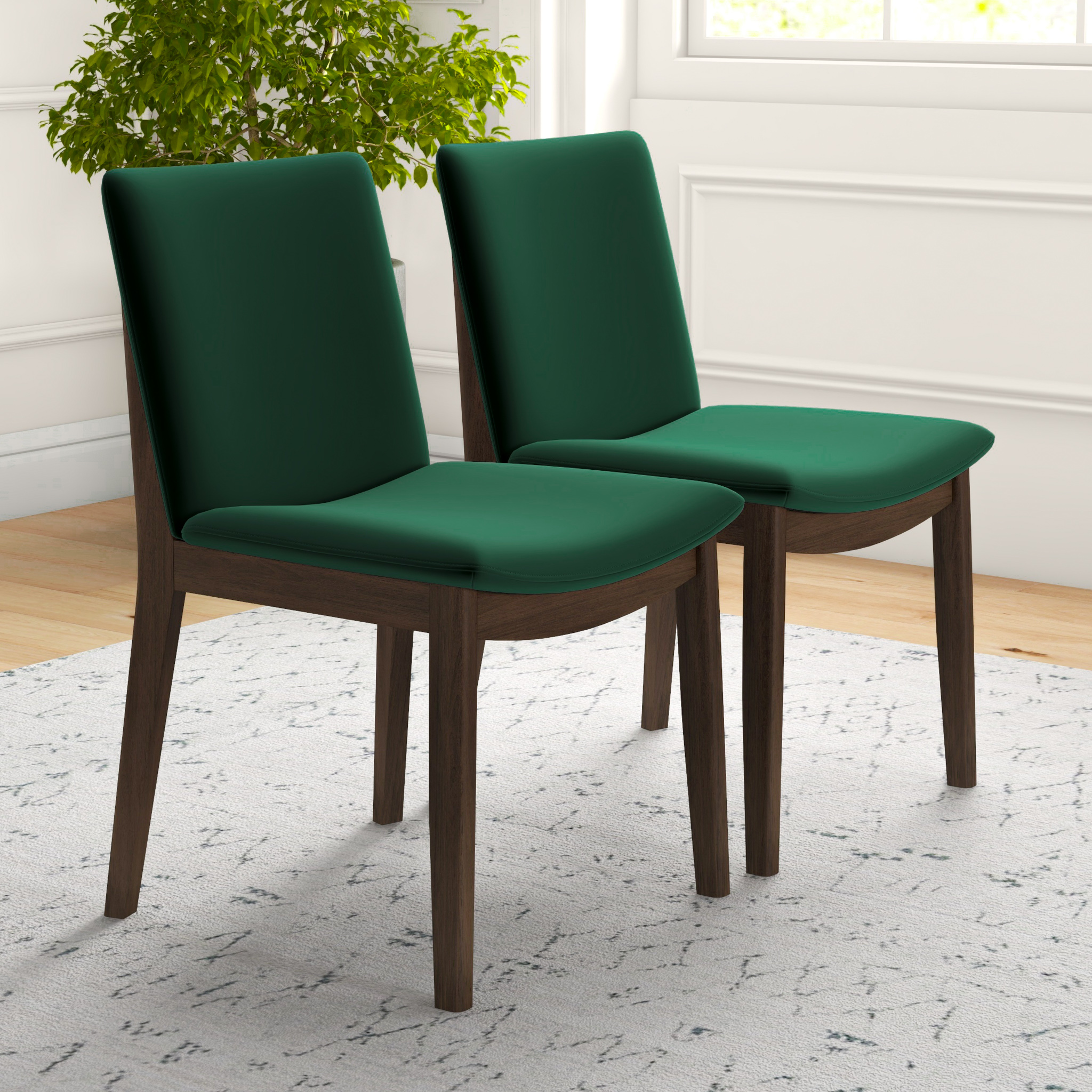 Velvet Dining Chair Set, picture 3 of 4