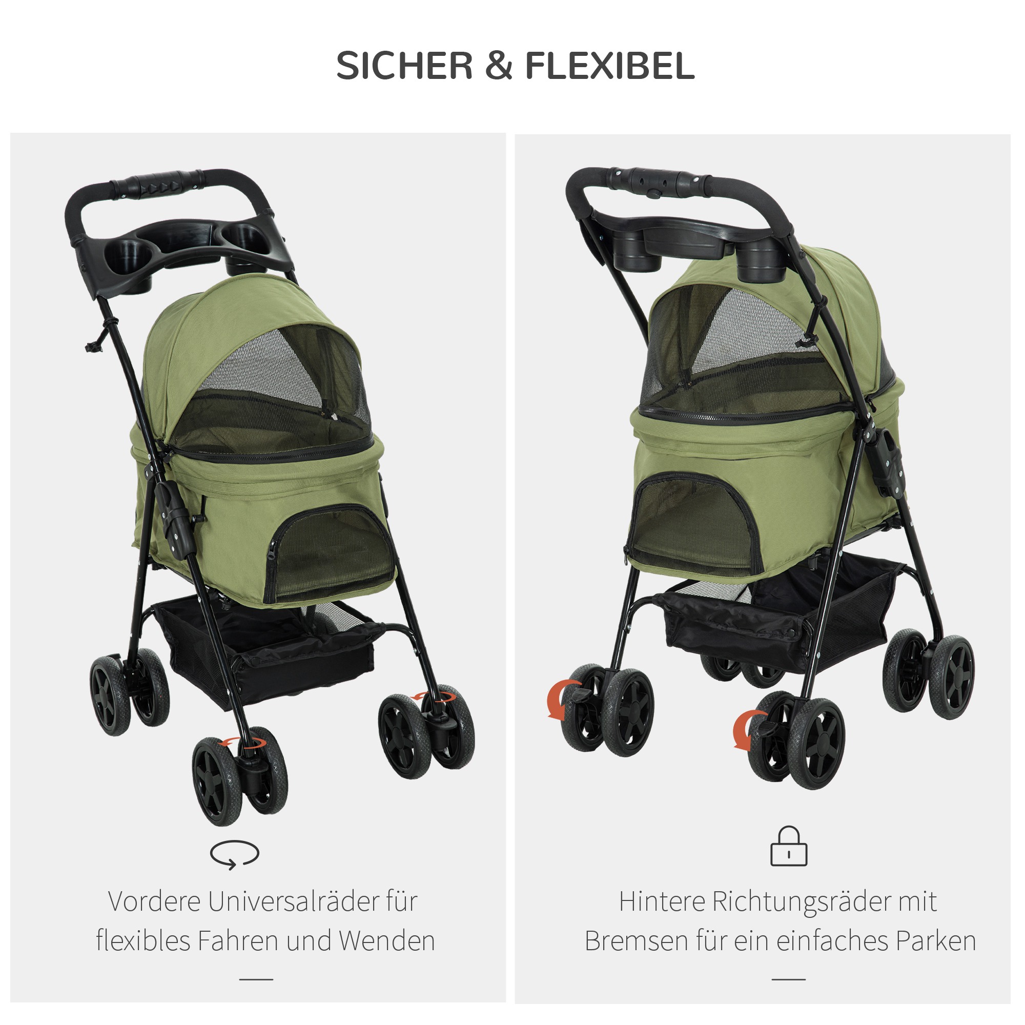 Hundewagen für kleine Hunde Bild 1