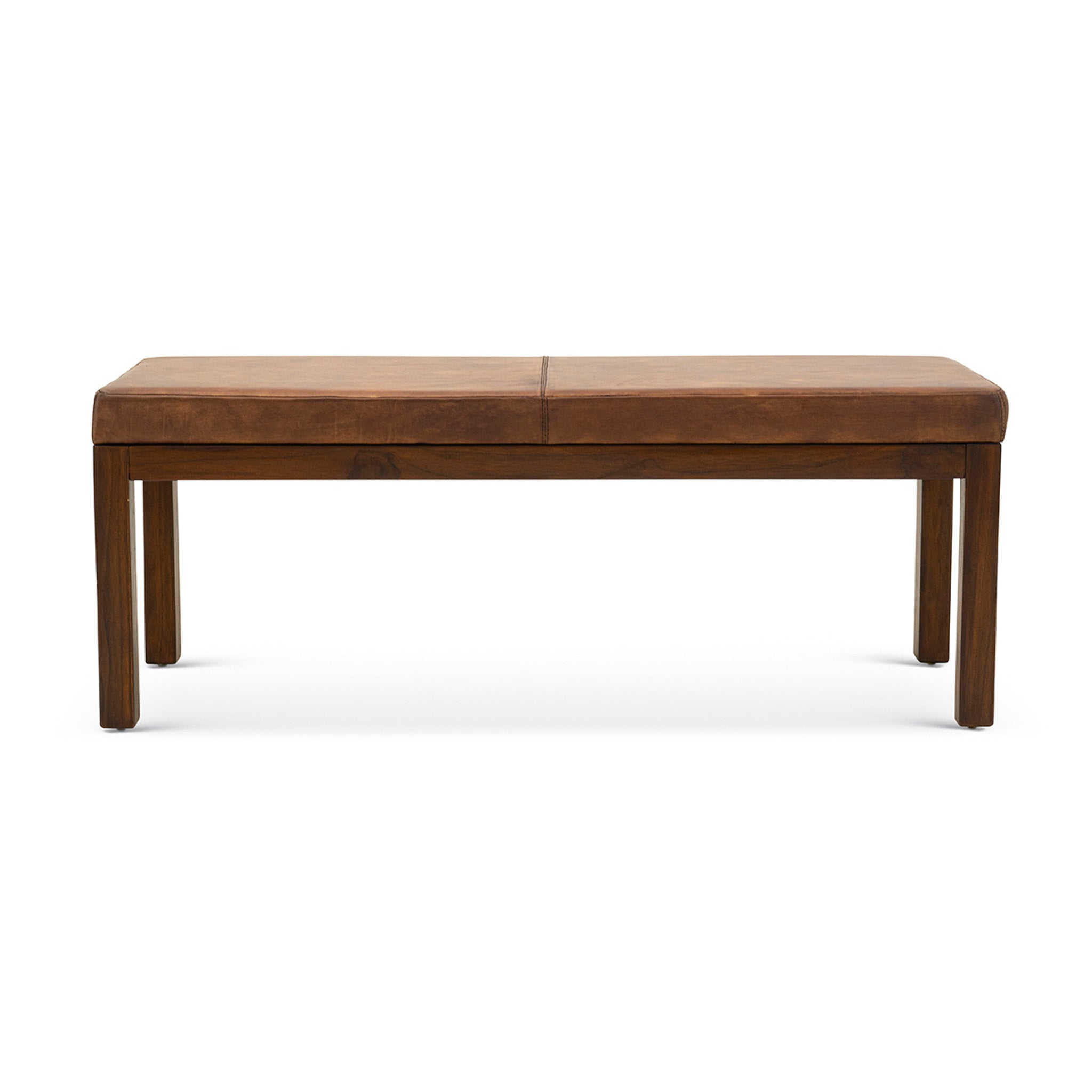 Leather Upholstered Bench