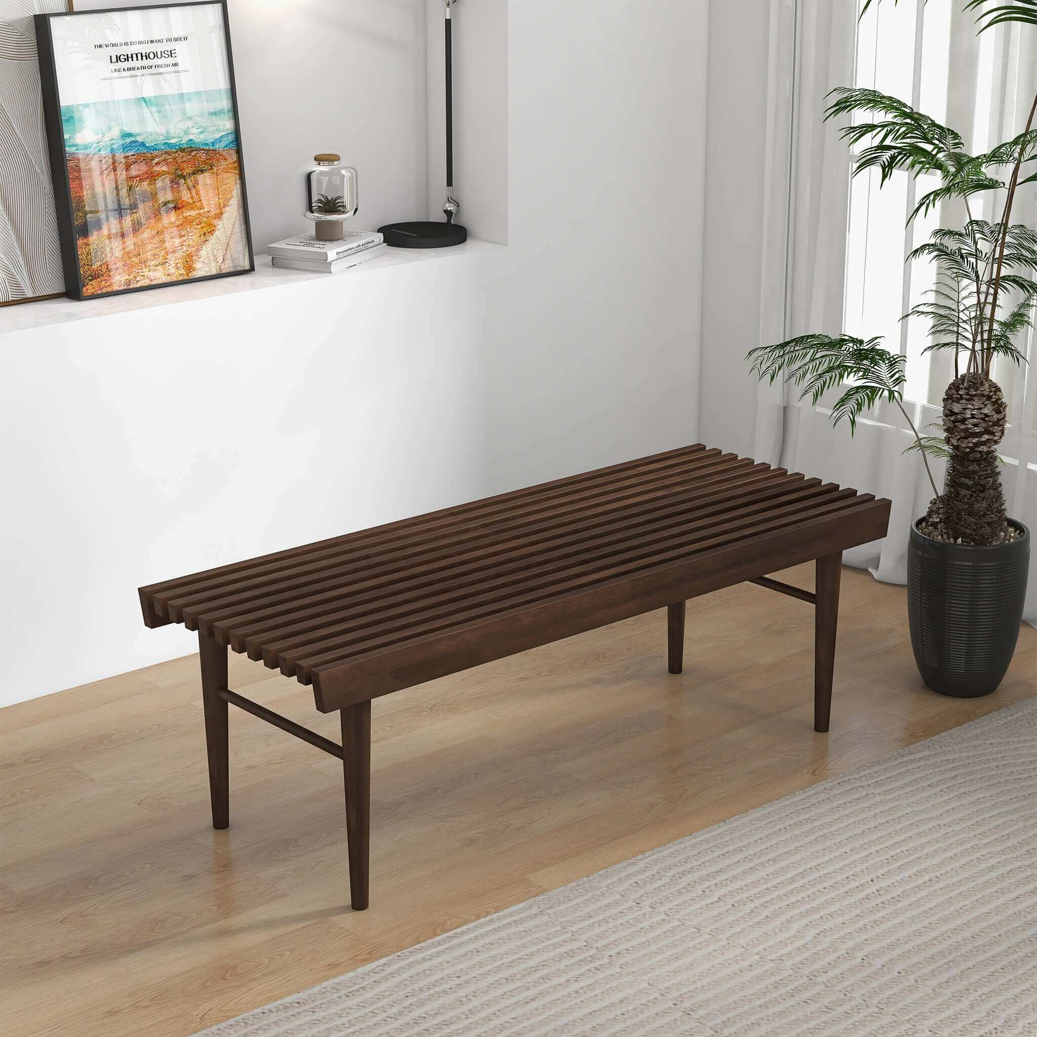 Solid Wood Bench, picture 4 of 4