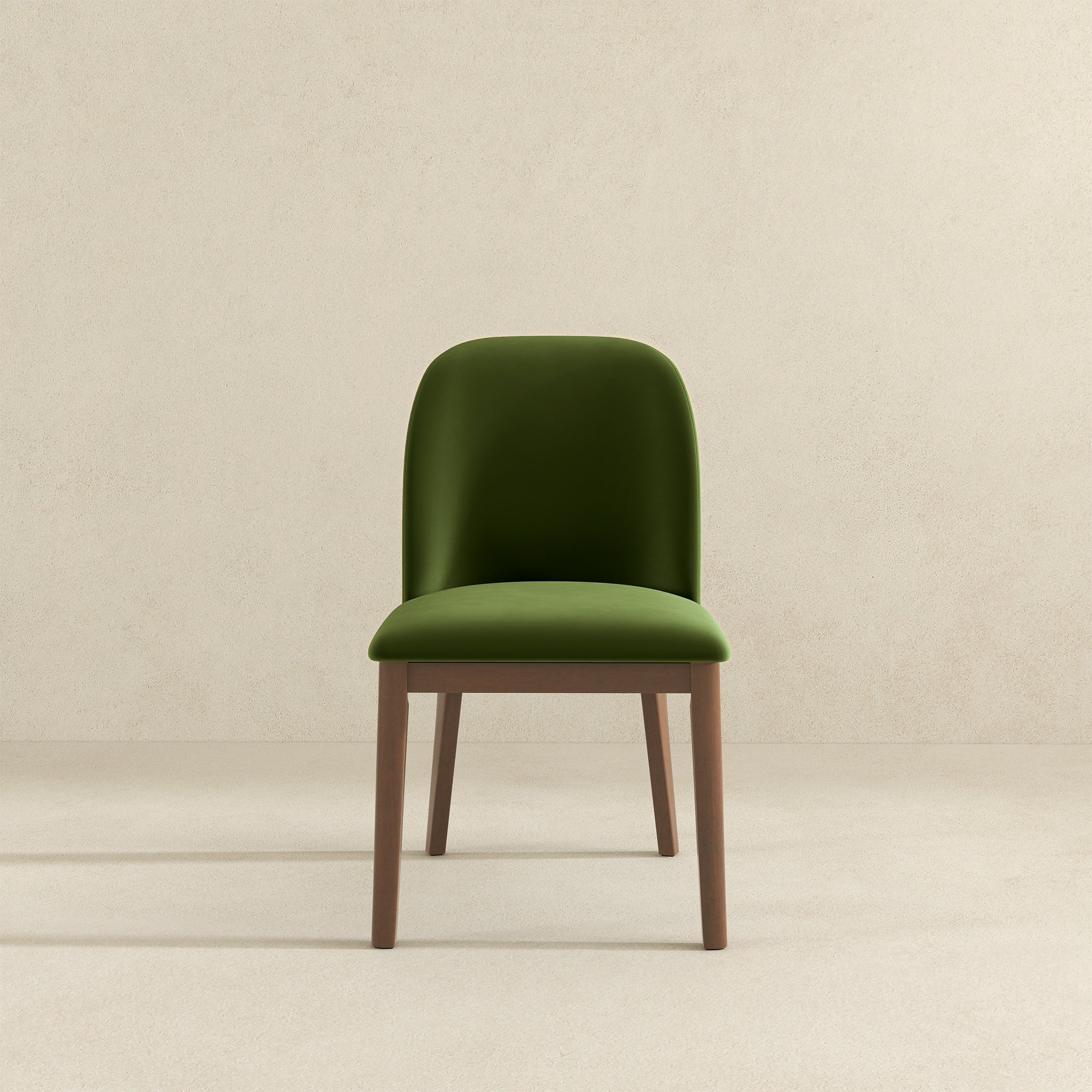 Velvet Upholstered Dining Chair Set