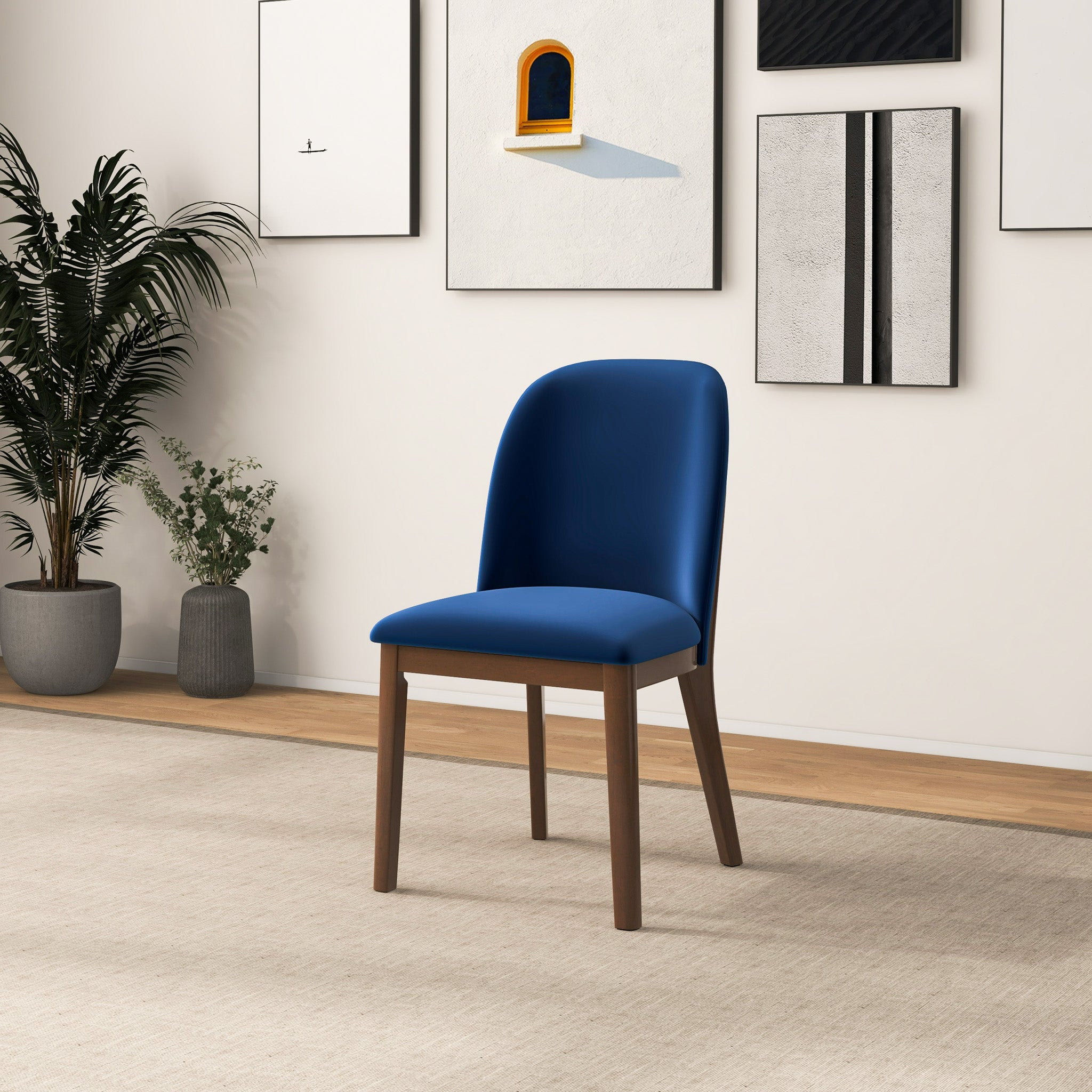 Velvet Dining Chair Set of 2, picture 4 of 4