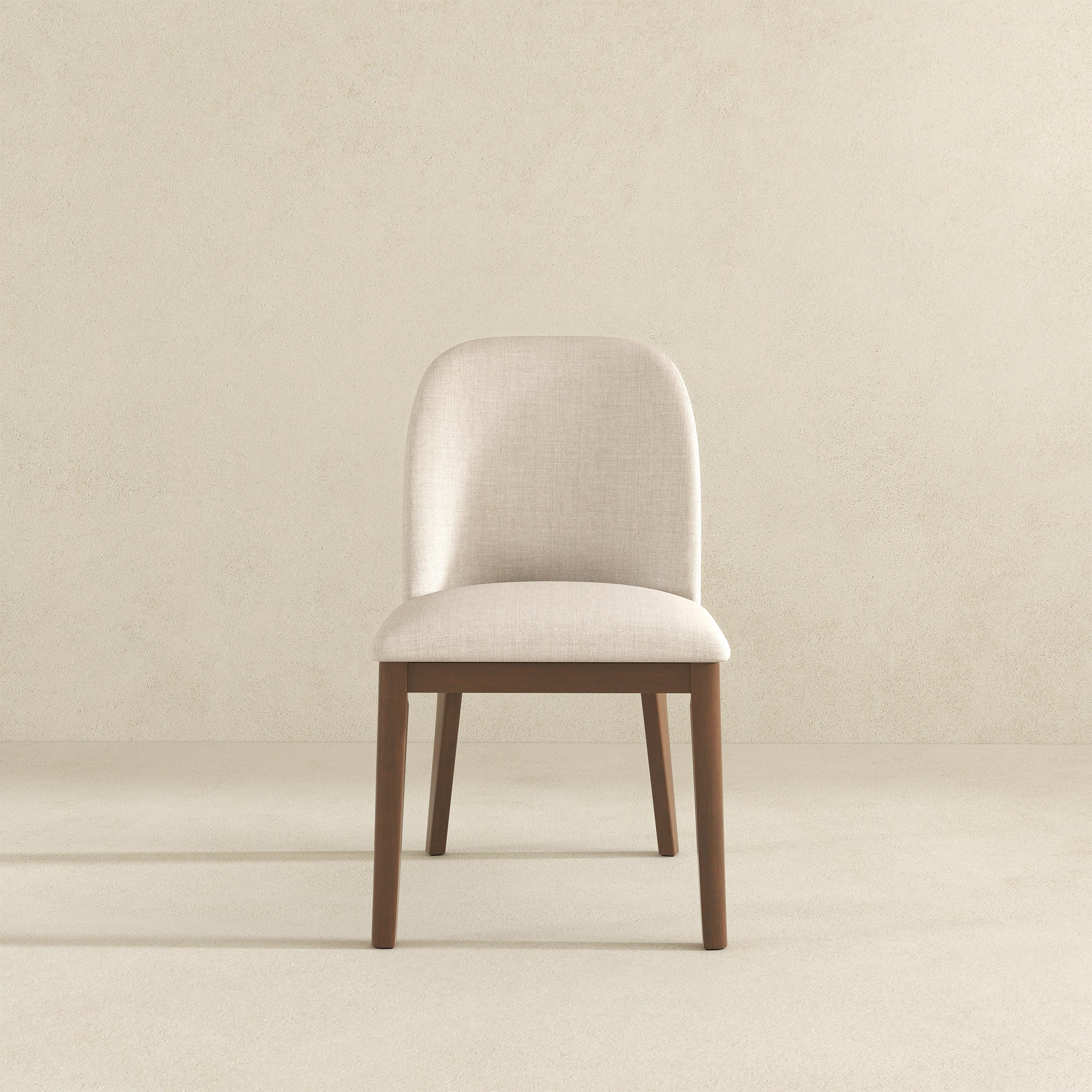 Linen Upholstered Dining Chair Set