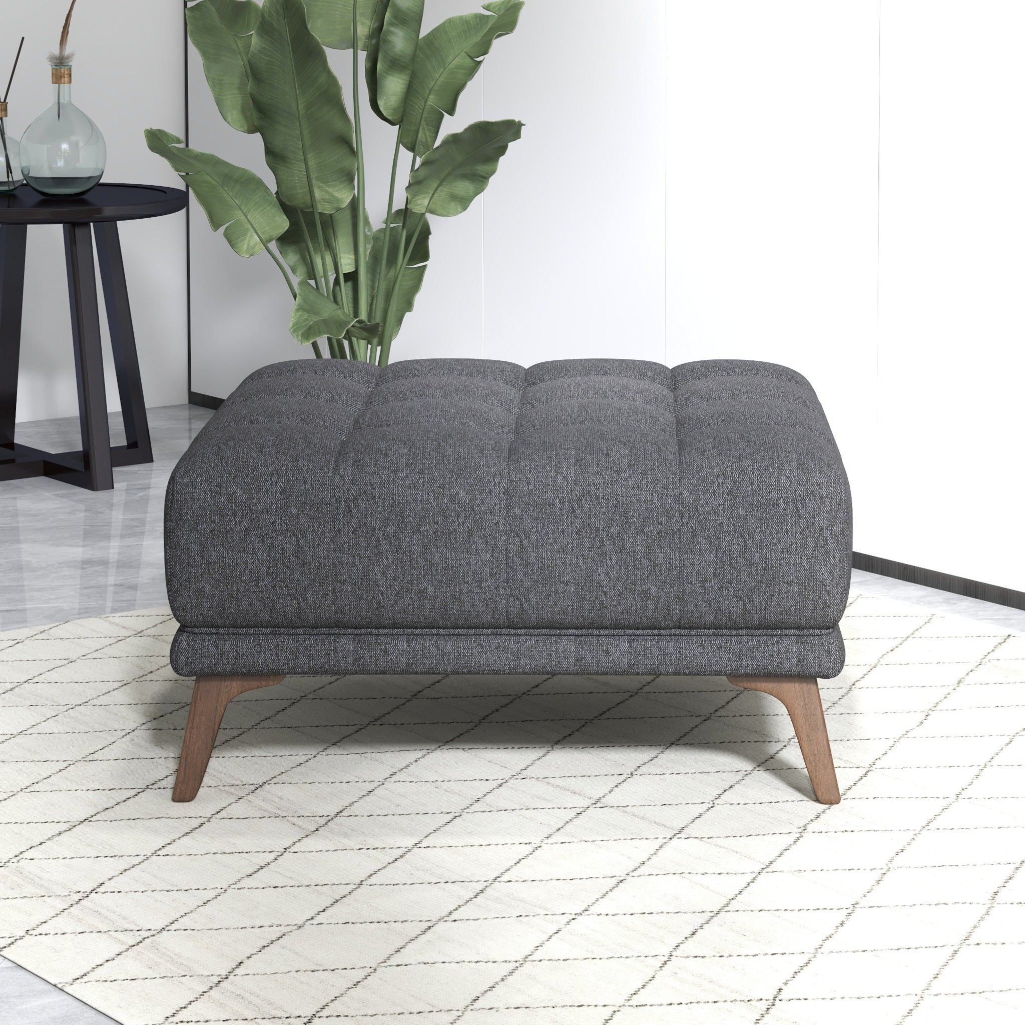 Square Upholstered Ottoman