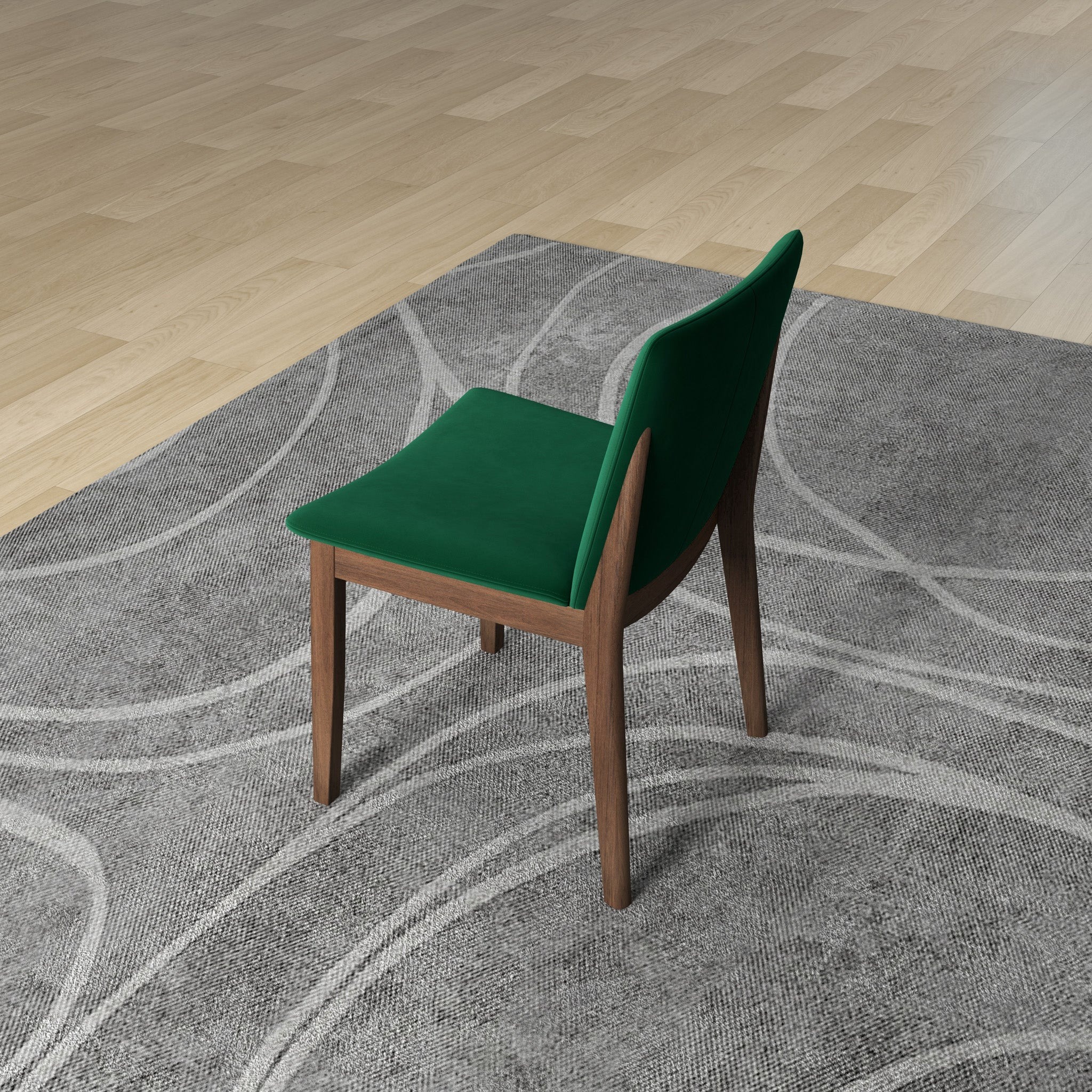 Velvet Dining Chair Set, picture 2 of 4