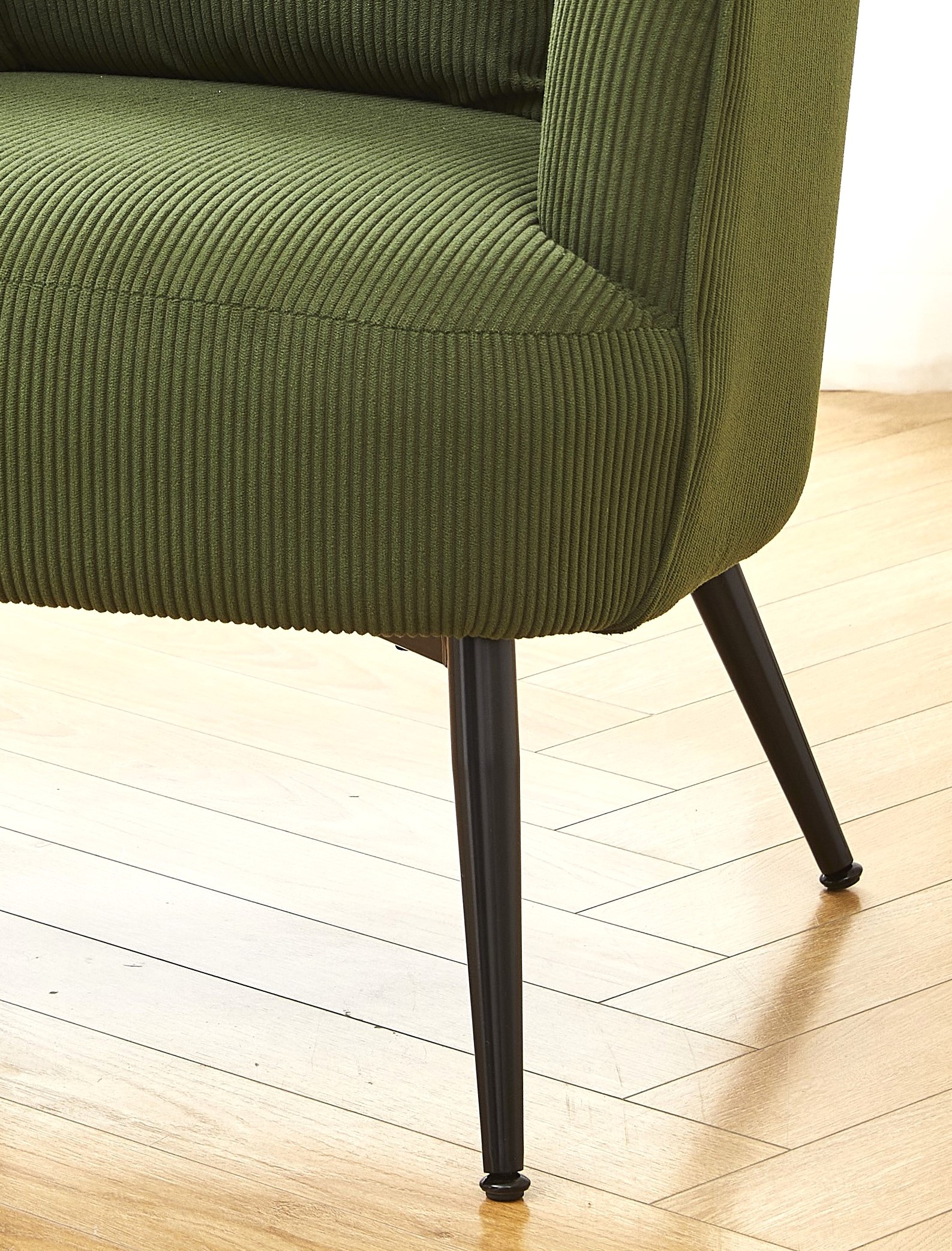 Velvet Accent Chair with Pillow, picture 4 of 4