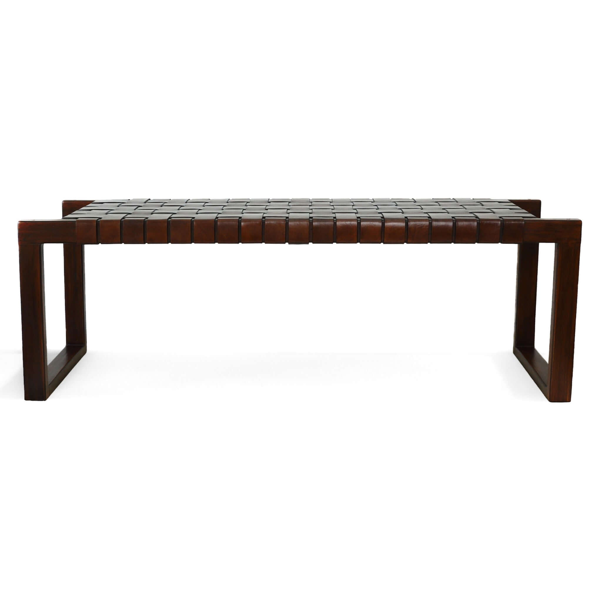 Leather Upholstered Bench