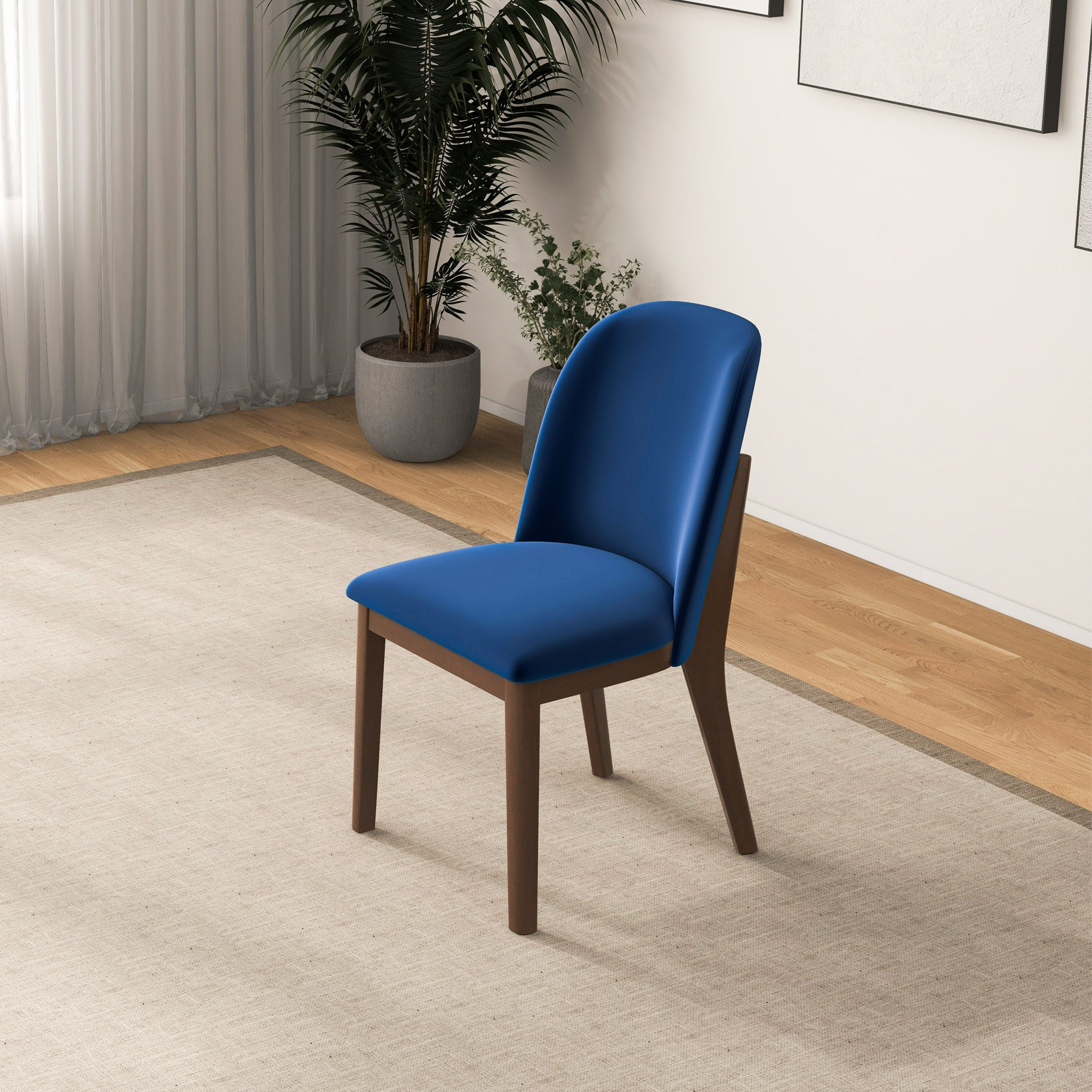 Velvet Dining Chair Set of 2, picture 3 of 4