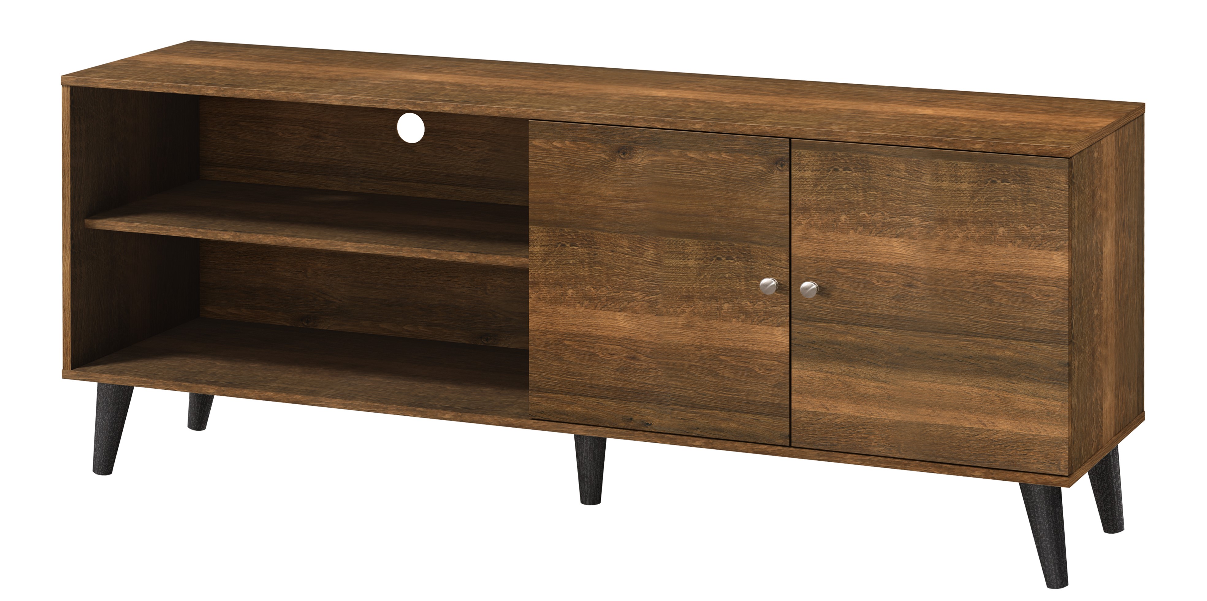 Wood TV Stand, picture 2 of 5