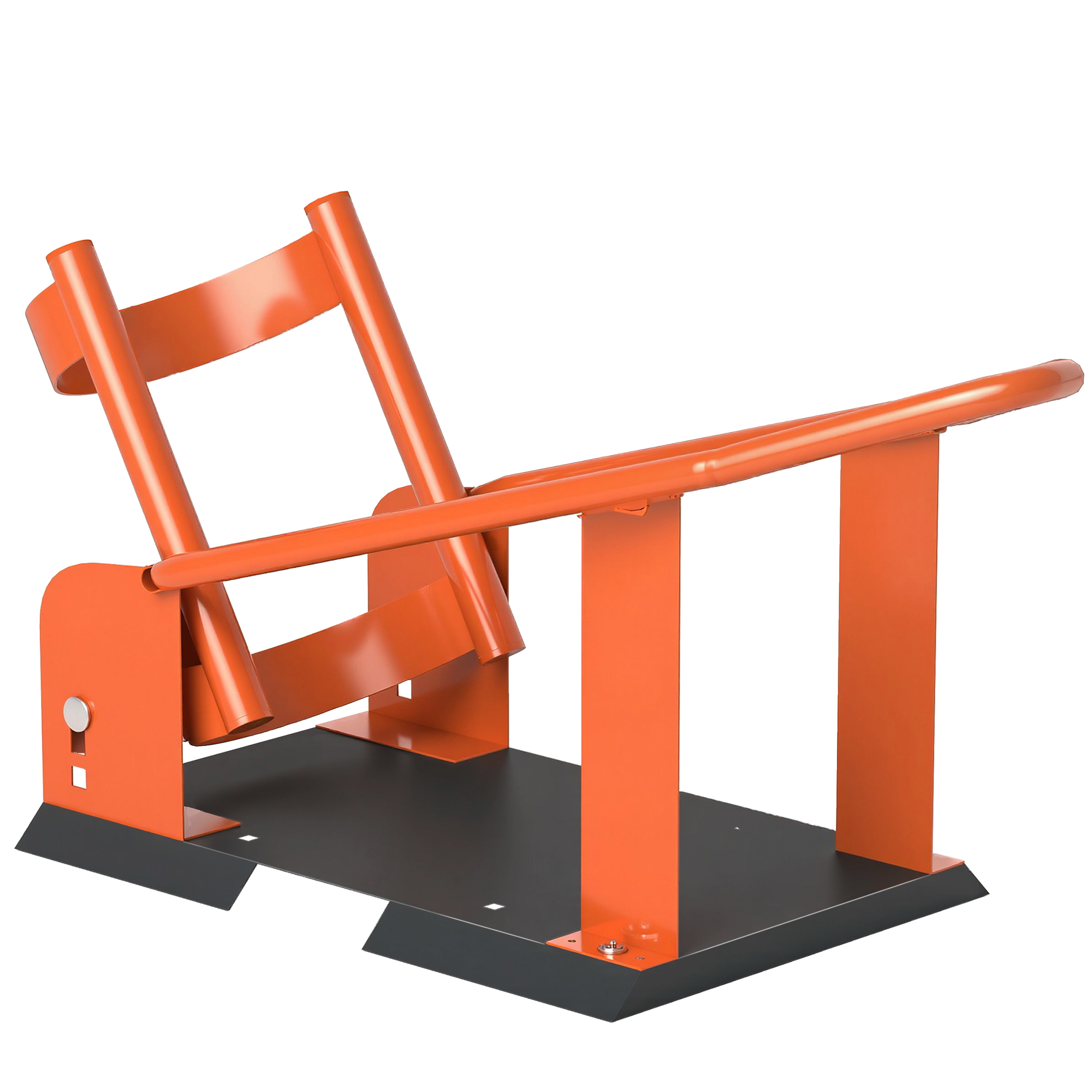 Motorradständer Für 15-21", 381-533,4 Mm Vorderrad, Einstellbare Motorradwippe 816,5 Kg Tragkraft Orange