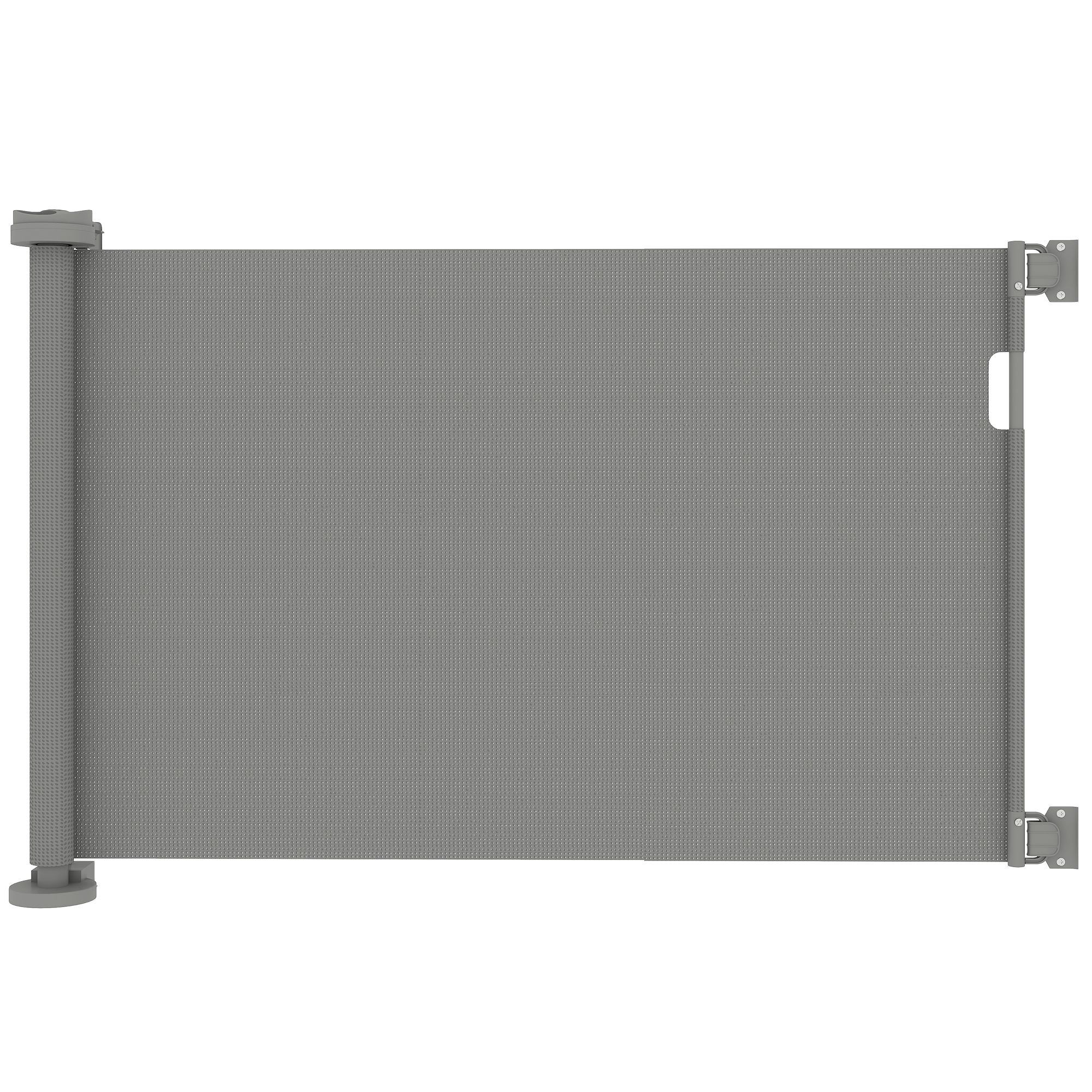 Treppenschutzgitter Ausziehbar 0-136cm 87 Cm Hoch Türschutzgitter Für Haustiere 142 X 10 X 87 Cm Grau