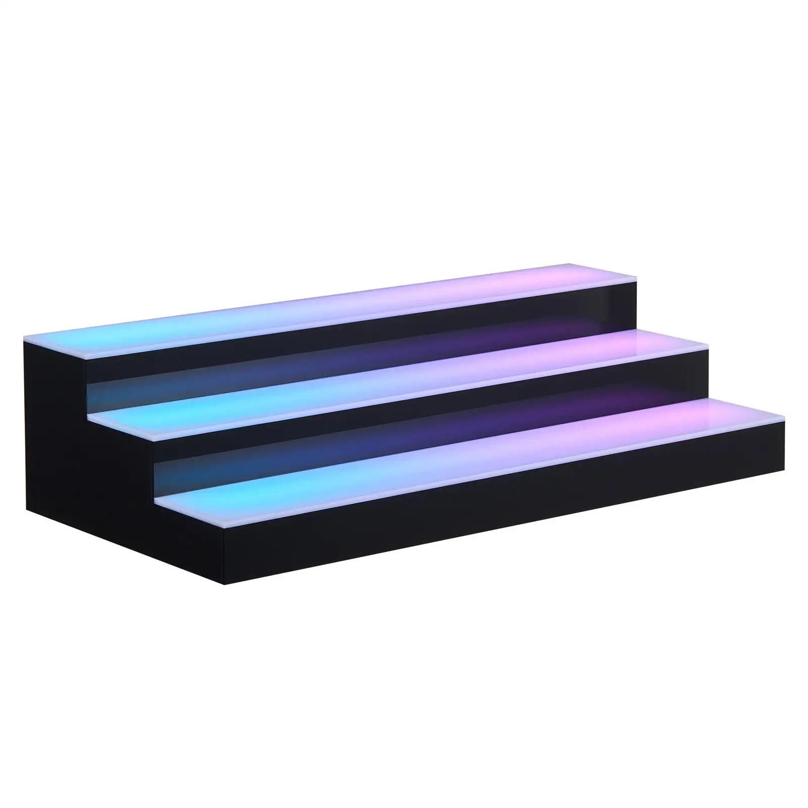LED Lighted Liquor Bottle Display, 3 Tiers