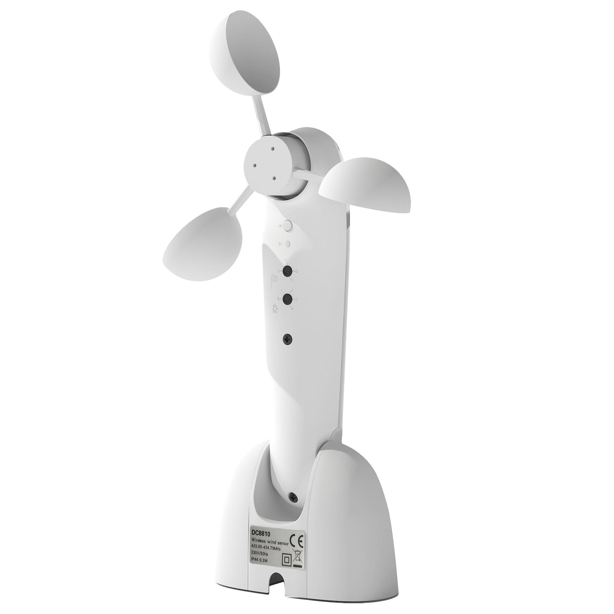 Sonnensensor Elektrischer Windsensor Wetterstation Außensensor Windwächter 22 X 11 X 9 Cm Weiß
