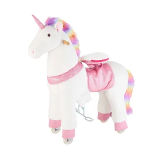 Ride On Horse, Riding U Nicorn Toys For Kids, No Battery Required, Smooth Wheels With Anti-Roll Stop Ring, Upgraded Raised Seat, Handles, Sturdy Pedals, 176 Lbs Max Load Capacity F
