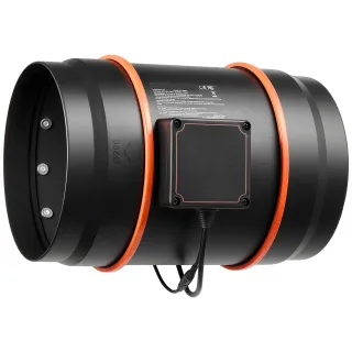 Inline Duct Fan Kit Carbon Filter, 807 CFM 8 Inch EC Motor Exhaust Ventilation Fan With 10-Speed, PWM Controller, App Control, Timer, Cooling For Grow Tent, Indoor Gardening, Hydro