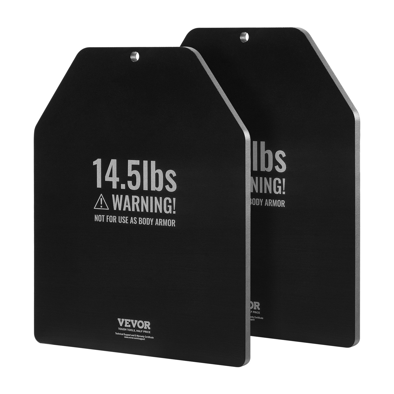 Weight Vest Plates, 14.5 LB Pairs, Premium Steel Weighted Plates, Contoured Ergonomic Fit WODs, Additional Weight For Weight Vests, For Strength Training, Running, Fitness, Heavy W