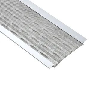 Gutter Guard, 6 In Aluminum Gutter Cover With Stainless Steel Micro Mesh, Heavy-Duty 100ft Length, 0.04in Thick, Leaf Guard For Debris And Pine Needles, Easy DIY Install, Screws In