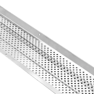 Gutter Guard, 5 Inch Aluminum Gutter Cover Heavy-Duty, 32ft Length Protection Cover For Leaf & Debris, 0.02 In Thickness Mill Finish, Easy DIY Install, Fast Drainage, Screws Includ