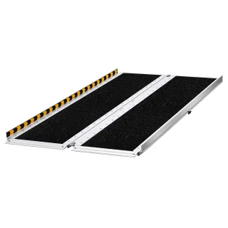 Portable Wheelchair Ramp, 5FT, Non-Slip Aluminum Folding Handicap Ramp For Wheelchair, 800 Lbs Capacity, Door Threshold Ramps For Home Steps, Stairs, Entry, Threshold, Doorways, Sc