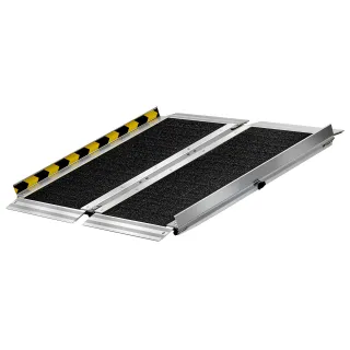 Portable Wheelchair Ramp, 2FT, Non-Slip Aluminum Folding Handicap Ramp For Wheelchair, 800 Lbs Capacity, Door Threshold Ramps For Home Steps, Stairs, Entry, Threshold, Doorways, Sc