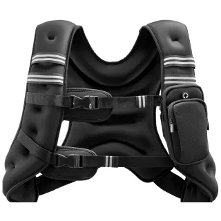 Weighted Vest, 25 Lbs Body Weight Vest For Men Women, With Reflective Stripe, Adjustable Buckle, Workout Equipment For Strength Training, Running, Jogging, Fitness, Muscle Building