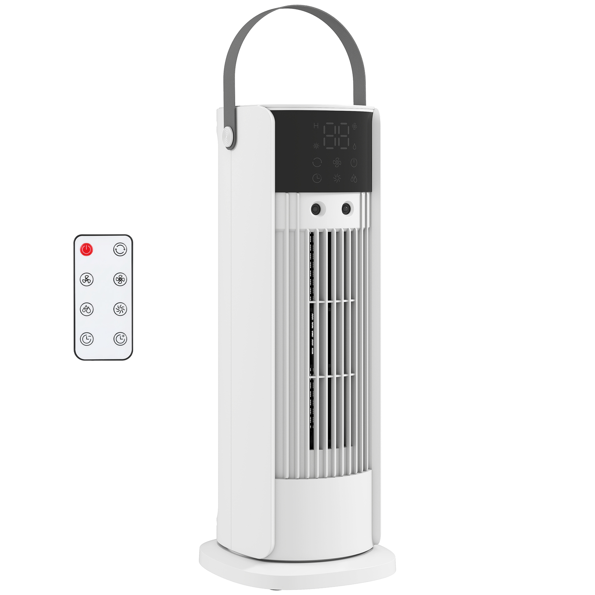 Turmventilator Für Das Schlafzimmer, 40 Cm Tischventilator Mit Nebelfunktion, 3