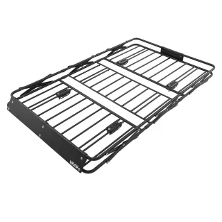 Roof Rack Cargo Basket, 64 X 39 X 4 In, Heavy Duty Roof Top Carrier Basket With Folding Design, 200 Lbs Capacity, All-Weather Easy-Install Car Top Luggage Holder, Universal Fit For