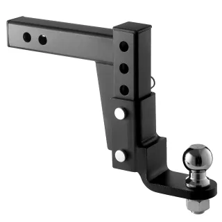 Trailer Hitch Ball Mount, Fit 2-Inch Receiver, Adjustable Trailer Hitch With 2 Inch Ball & Pin, 7500 Lbs GTW, 9.5 Inch Drop, Towing Ball Mounts For RVs, Off-Road Vehicles And Truck