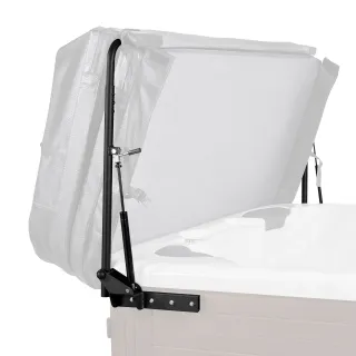 Hydraulic Hot Tub Cover Lift, Spa Cover Lift, Adjustable Width From 69 In To 96.5 In, Mounts On Both Top Sides, Compatible With Various Sizes Of Rectangular Bathtubs, Hot Tubs And 