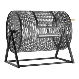 Raffle Ticket Spinner, 16.1" X 11.9" Holds 5000 Tickets Or 200 Ping Pong Balls, Raffle Drum Lottery Spinning Cage With Reinforced Handle, Stable Triangular Stand, For Events, Gathe