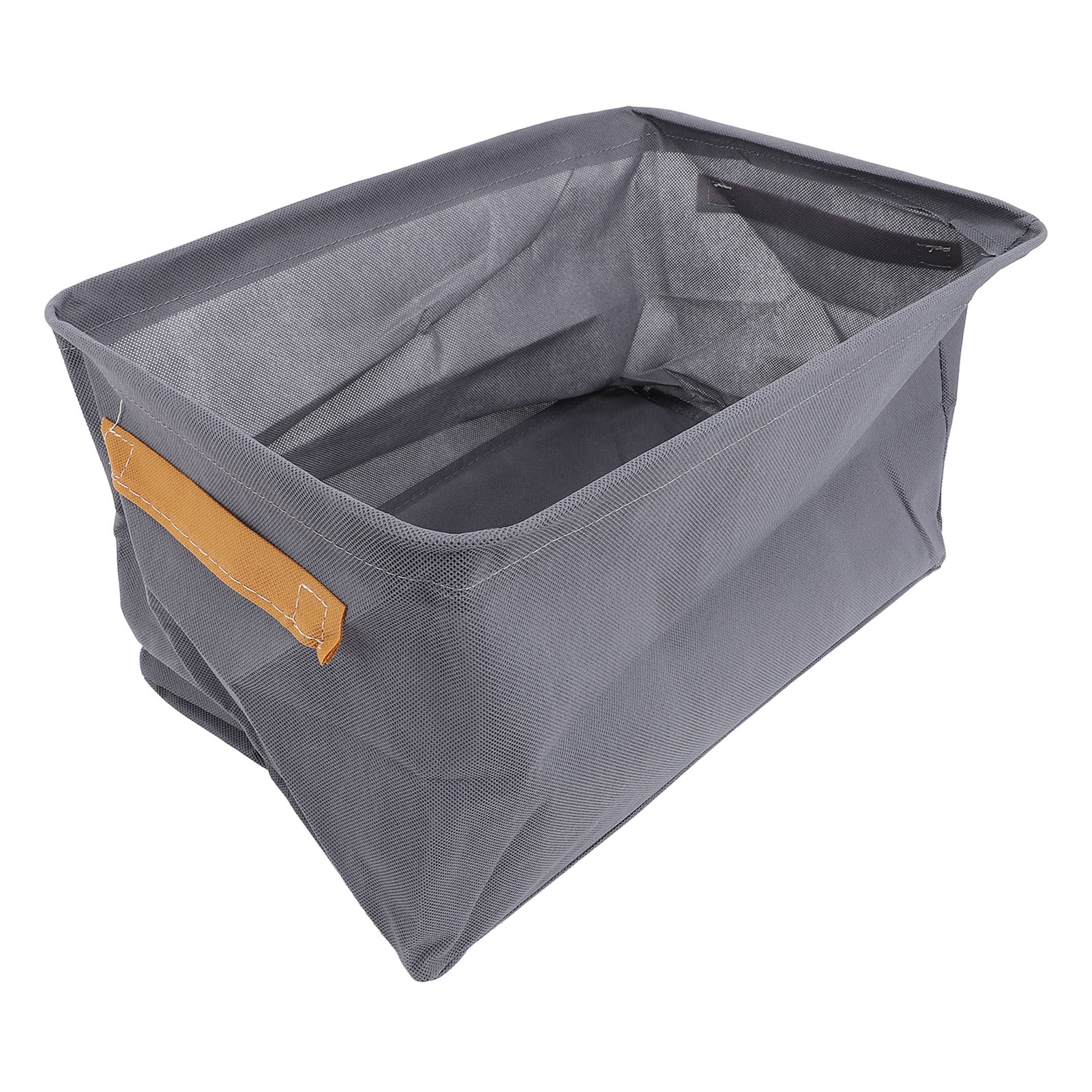 6 Pcs Clothes Storage Box Thickened Fabric Foldable Storage Bin Clothing Container For Closet Wardrobe Gray 42x28x25cm/16.54x11.02x9.84in