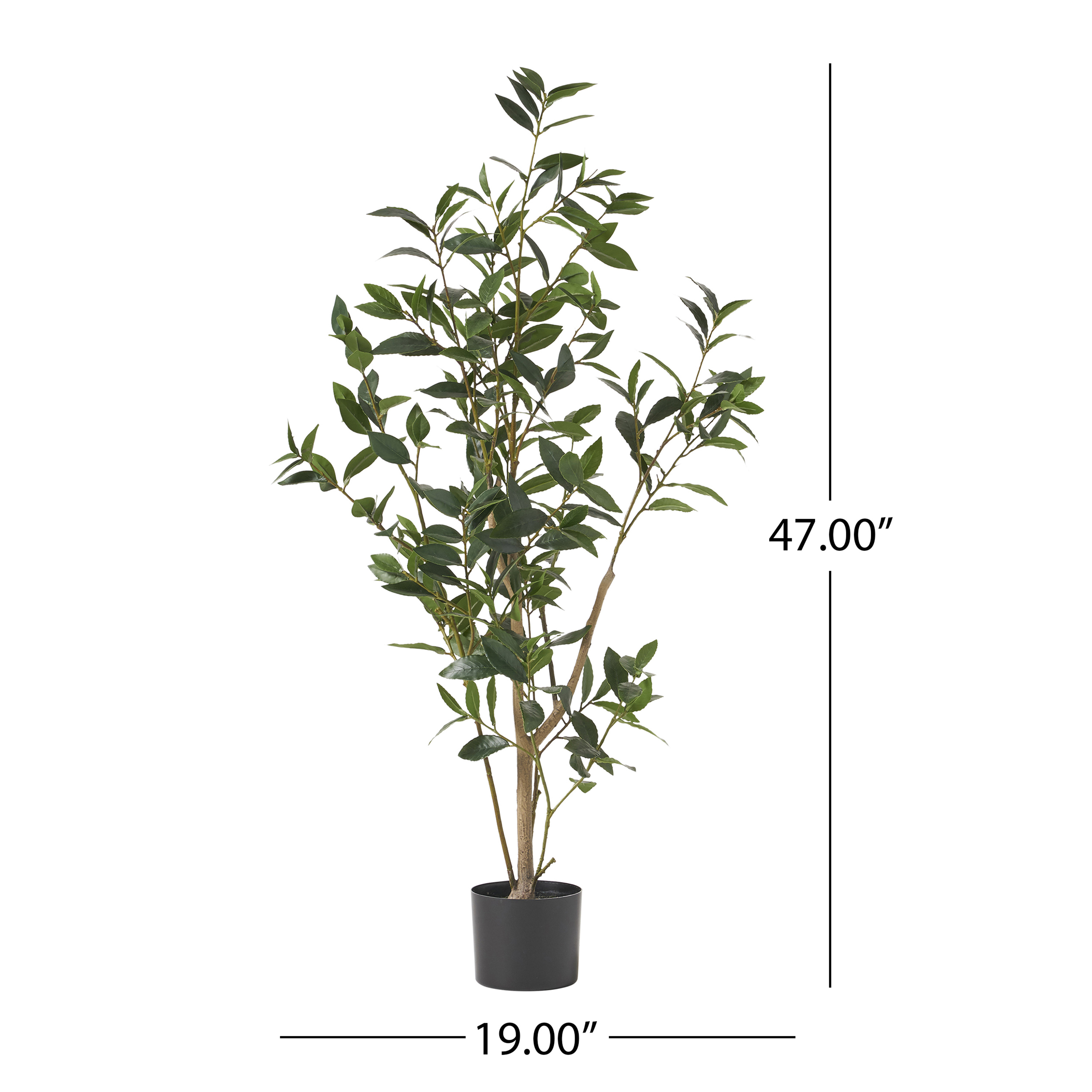 120CM ARTIFICIAL LAUREL TREE view 4