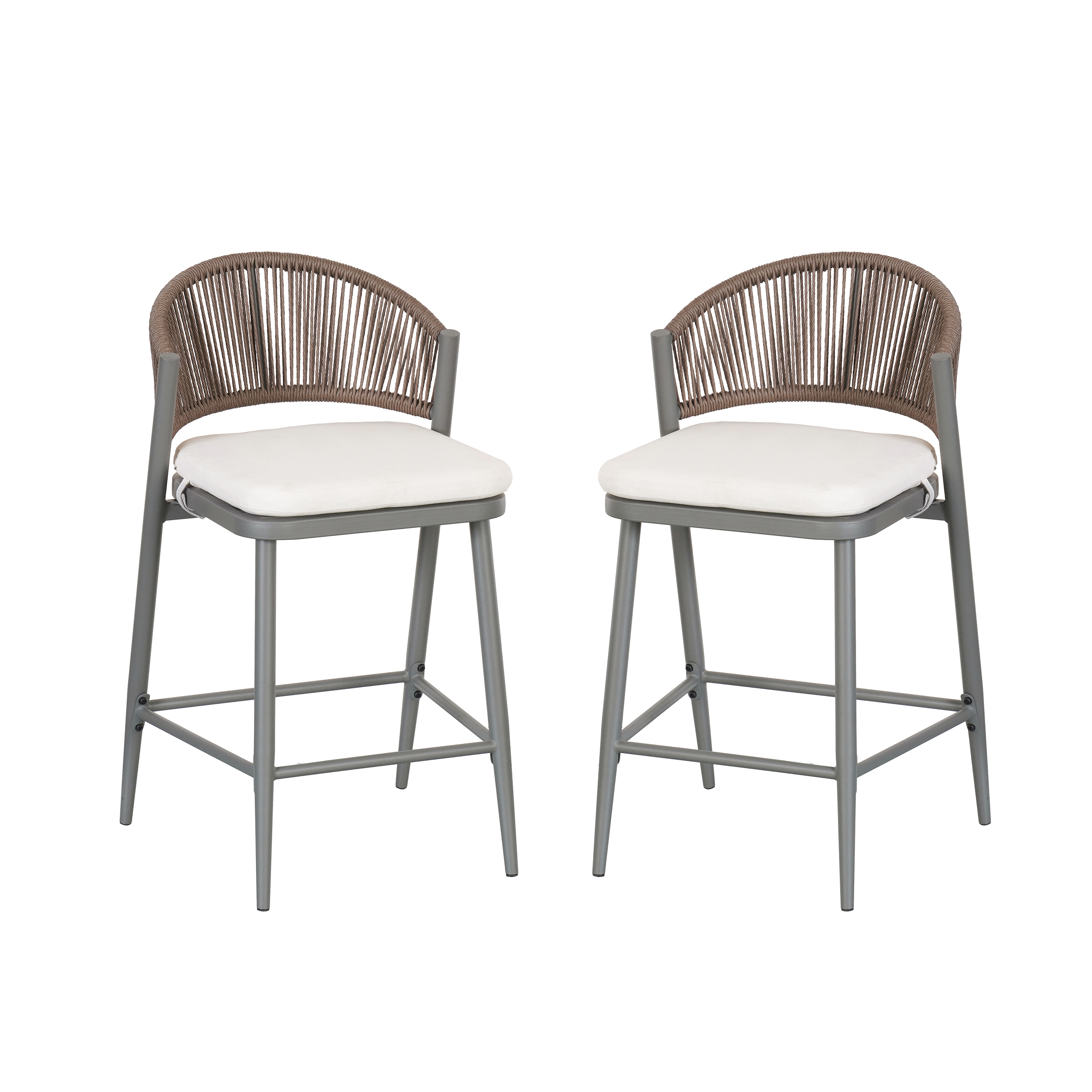 PE Rattan Counter Stools, picture 2 of 4