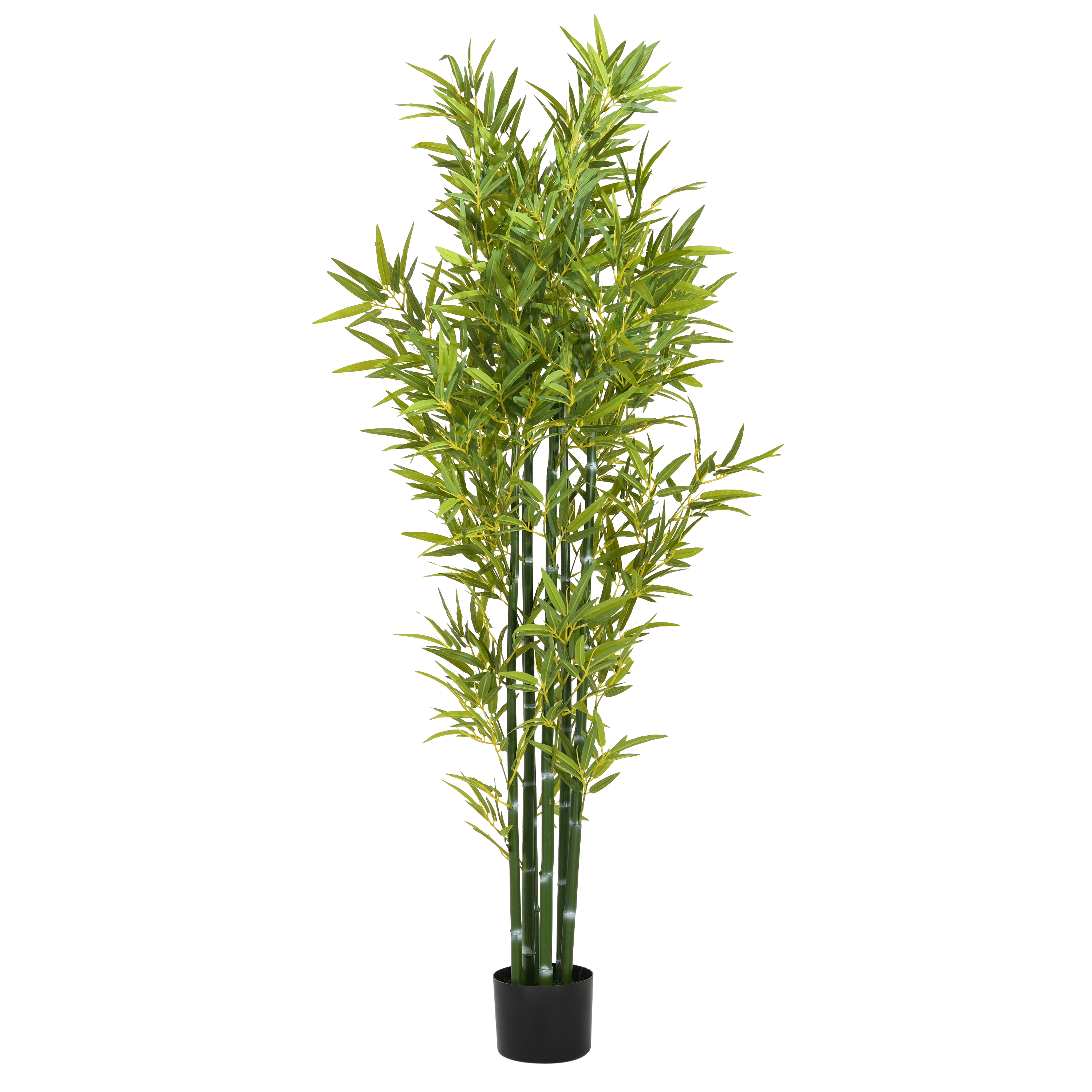 72 Artificial Bamboo With Black Plastic Pot, Set Of 2 view 4