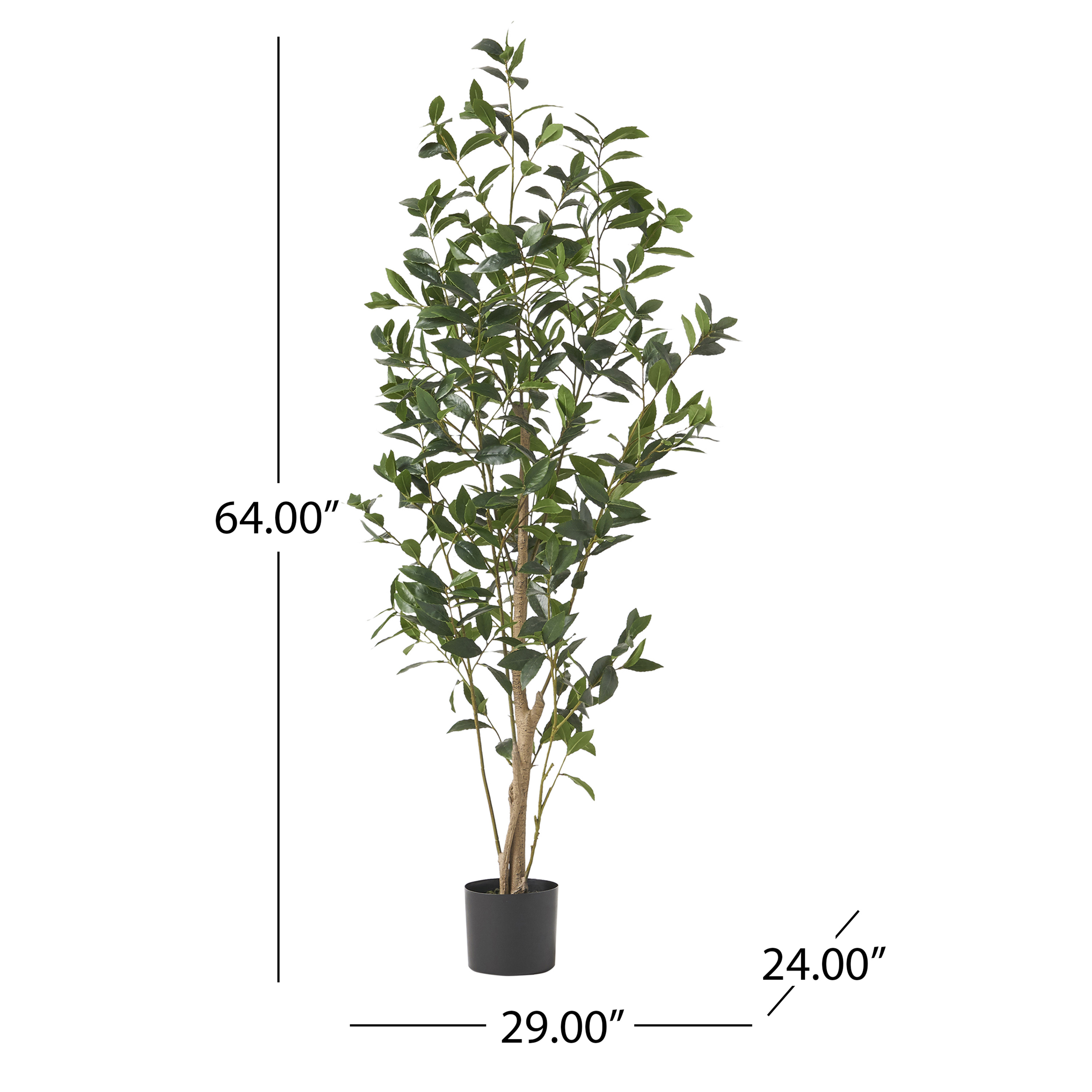 150CM ARTIFICIAL LAUREL TREE view 4