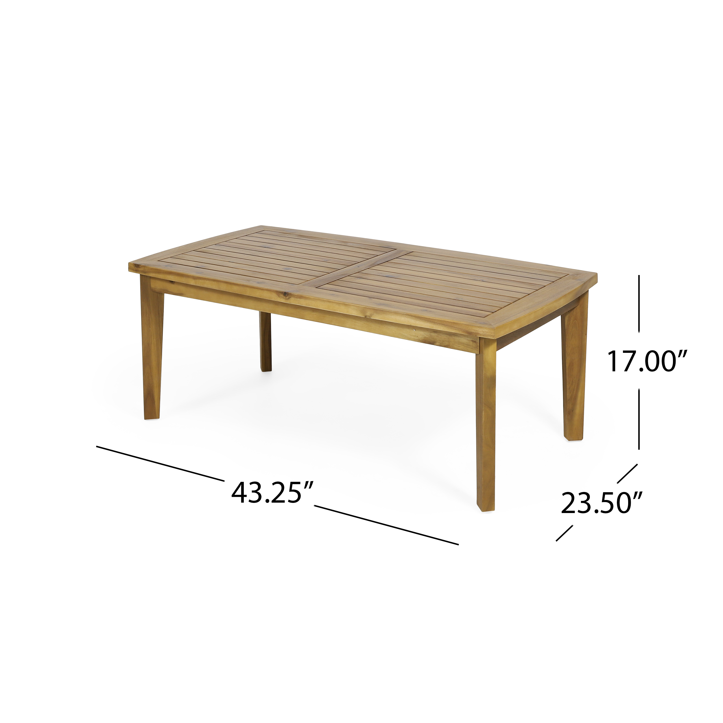 Acacia Wood Coffee Table, picture 4 of 5