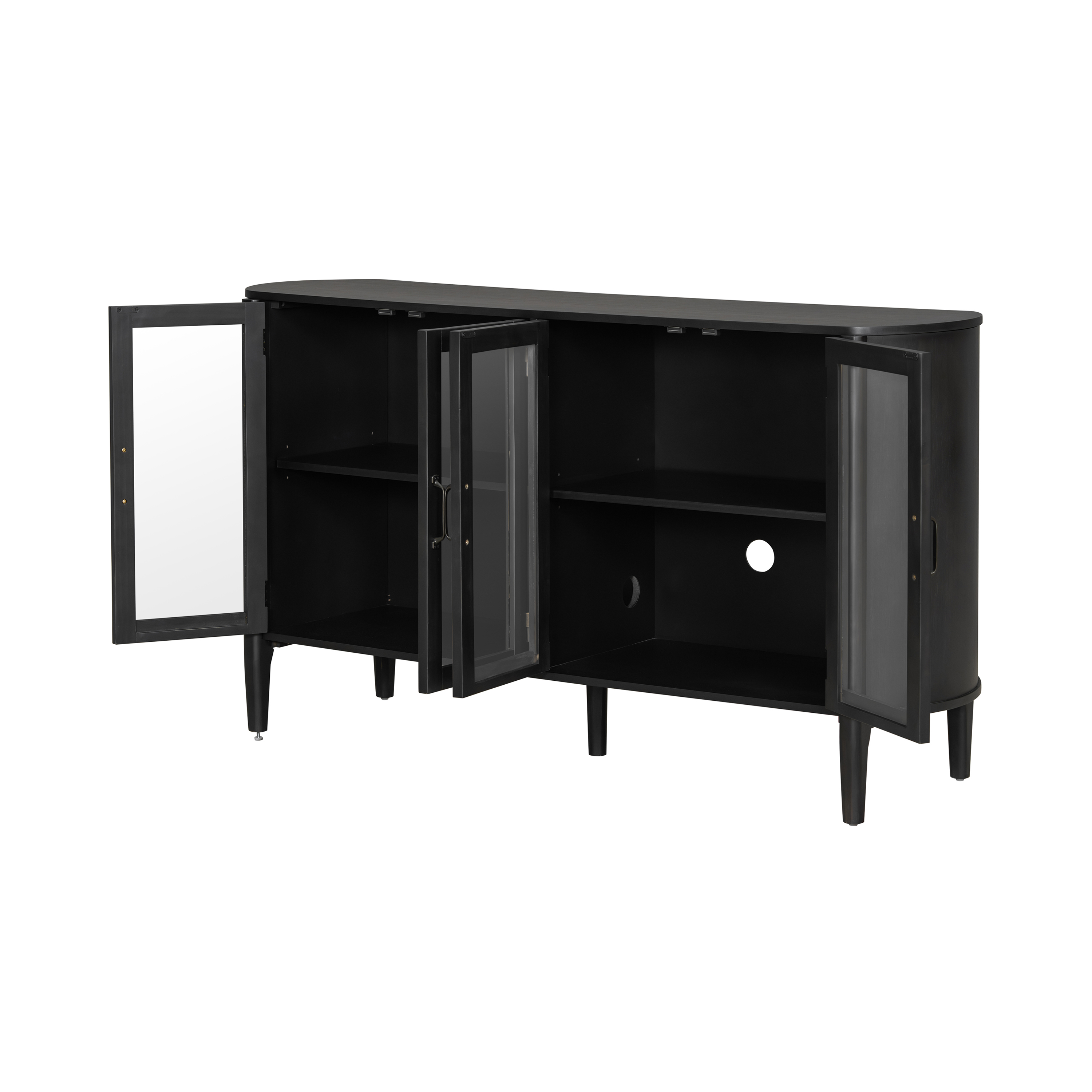 Storage Cabinet with Glass Doors, picture 2 of 5