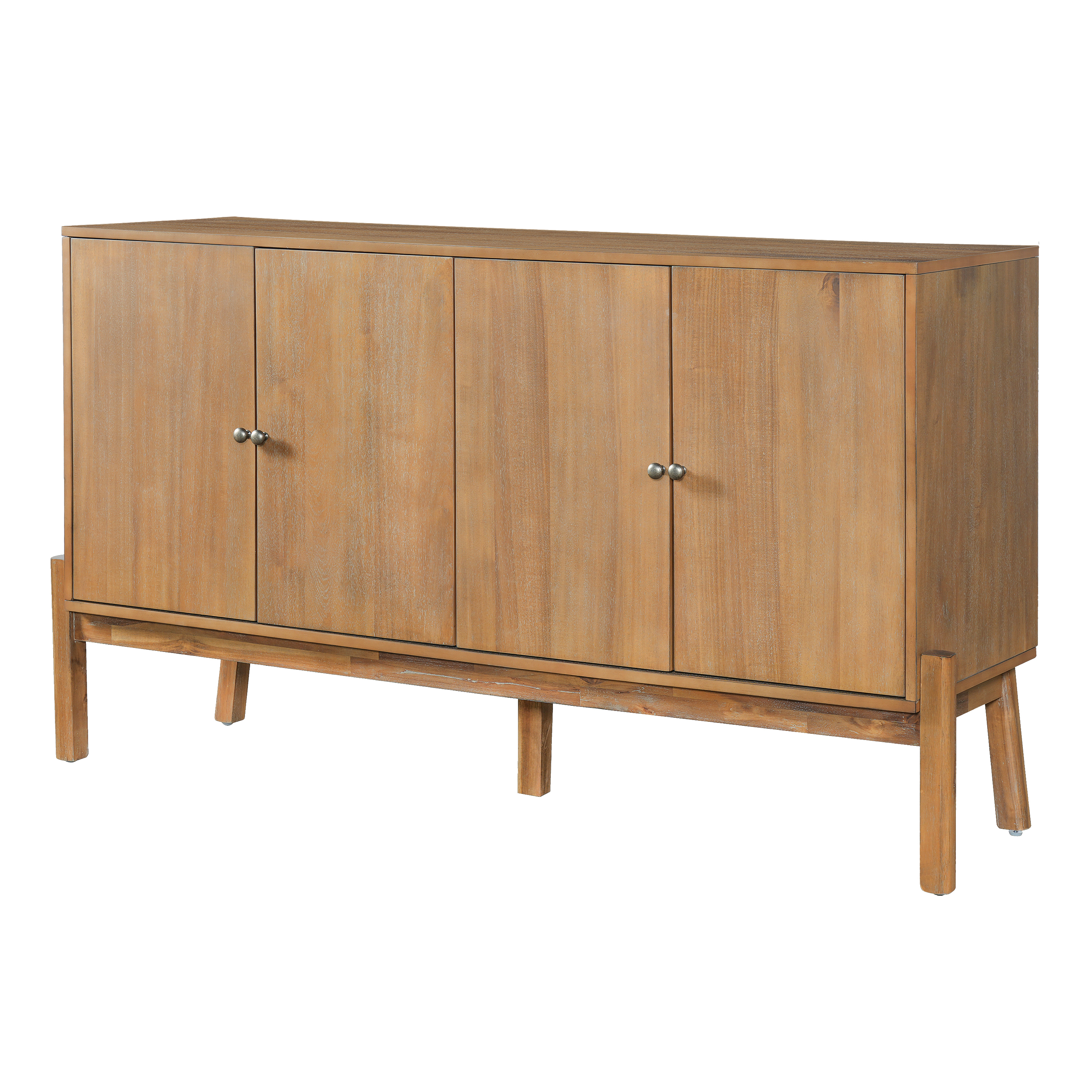 4-Door Sideboard Buffet Cabinet