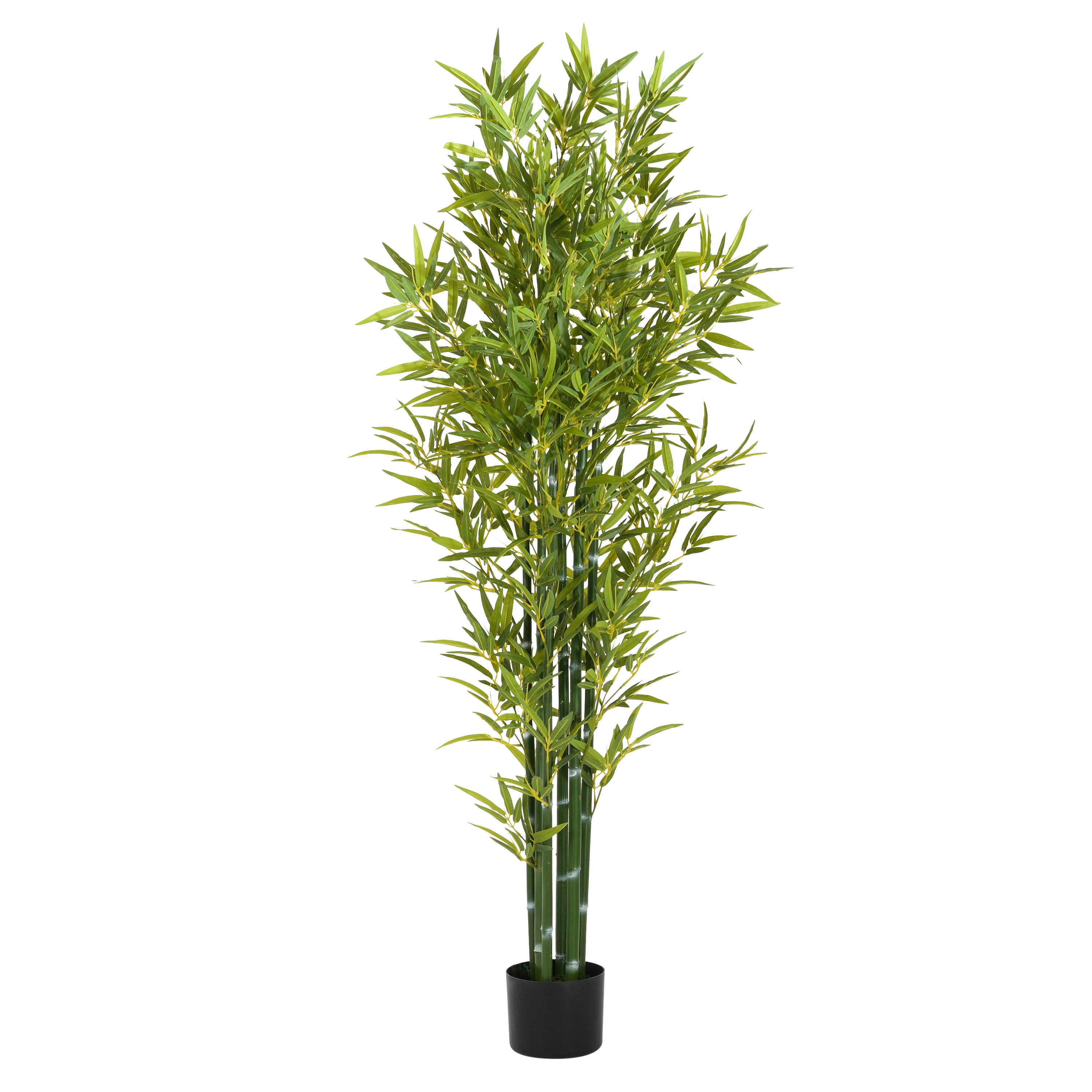72 Artificial Bamboo With Black Plastic Pot, Set Of 2 view 3